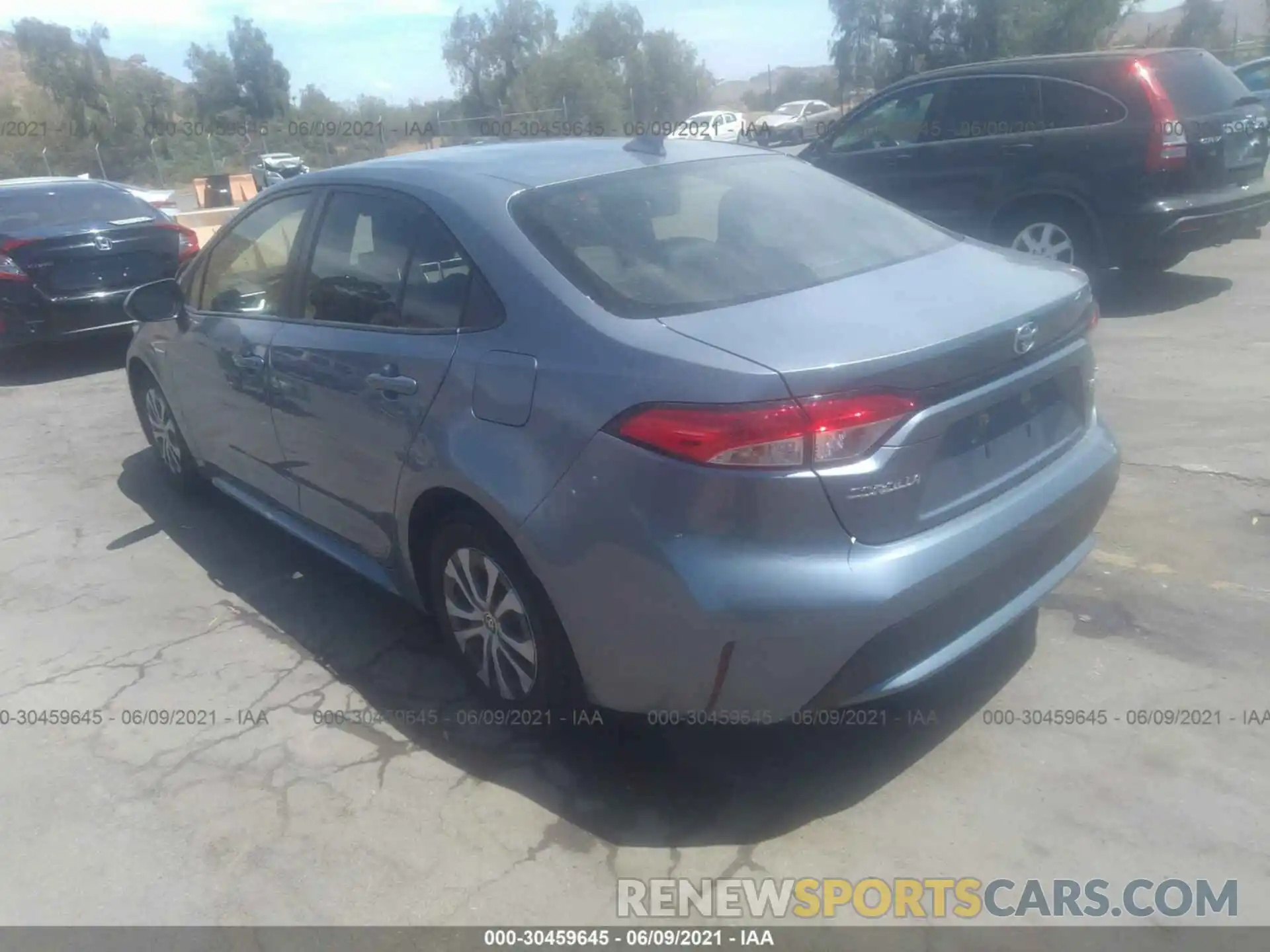 3 Photograph of a damaged car JTDEBRBE9LJ003488 TOYOTA COROLLA 2020