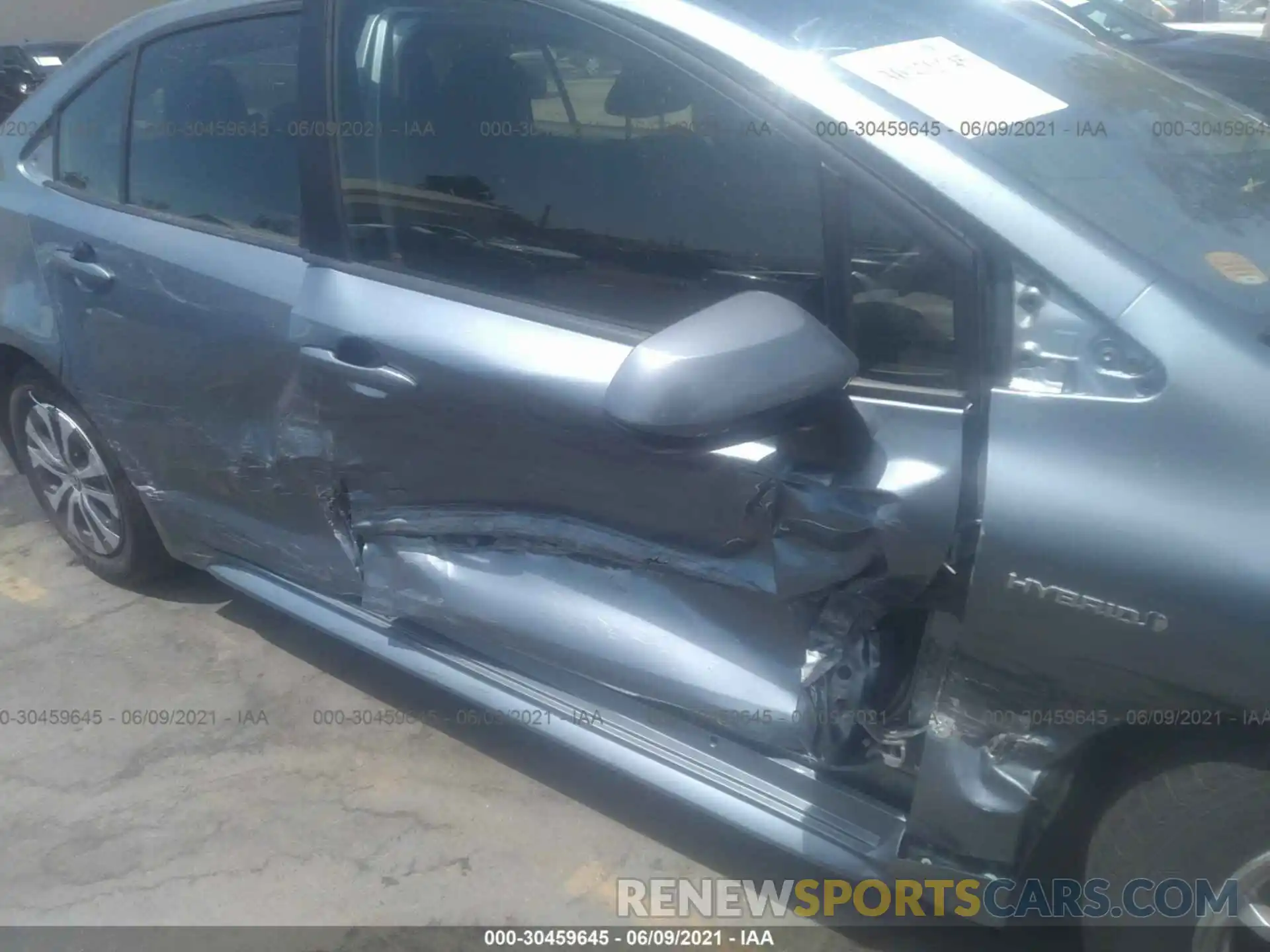 6 Photograph of a damaged car JTDEBRBE9LJ003488 TOYOTA COROLLA 2020