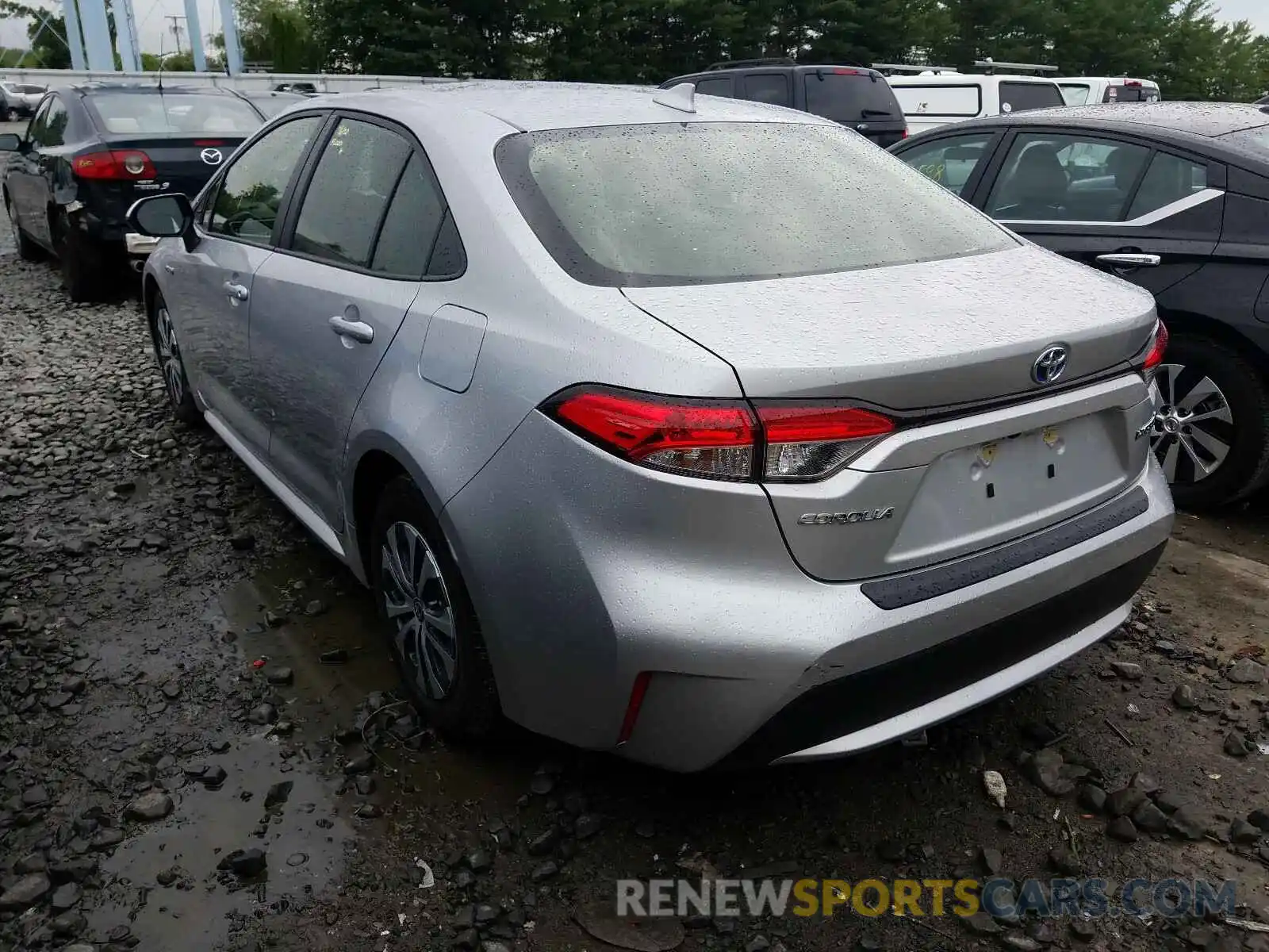 3 Photograph of a damaged car JTDEBRBE9LJ003636 TOYOTA COROLLA 2020