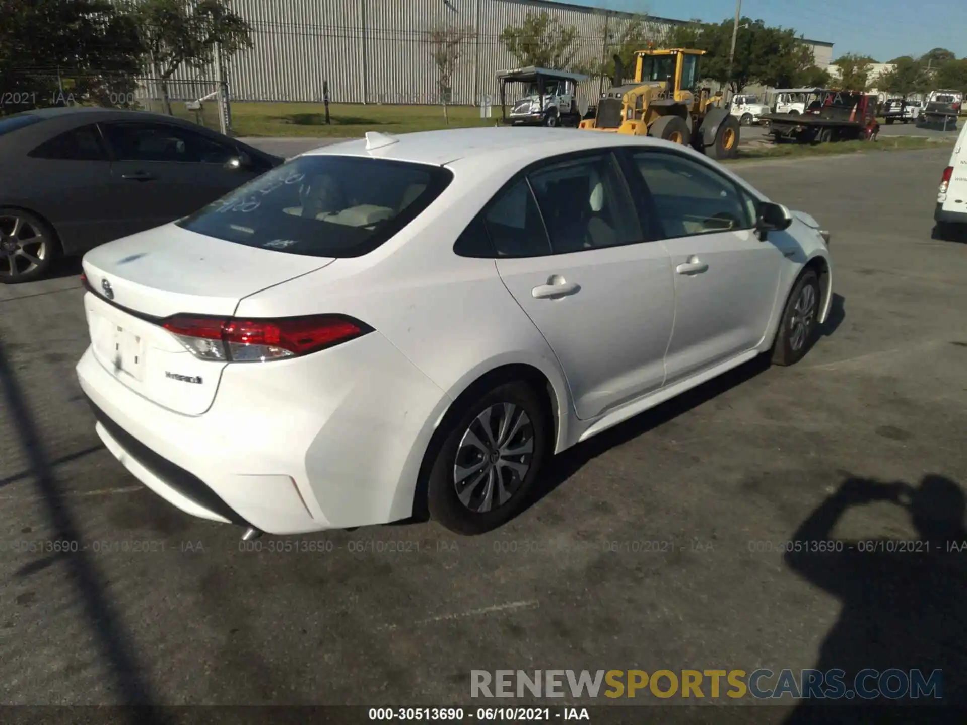 4 Photograph of a damaged car JTDEBRBE9LJ003958 TOYOTA COROLLA 2020