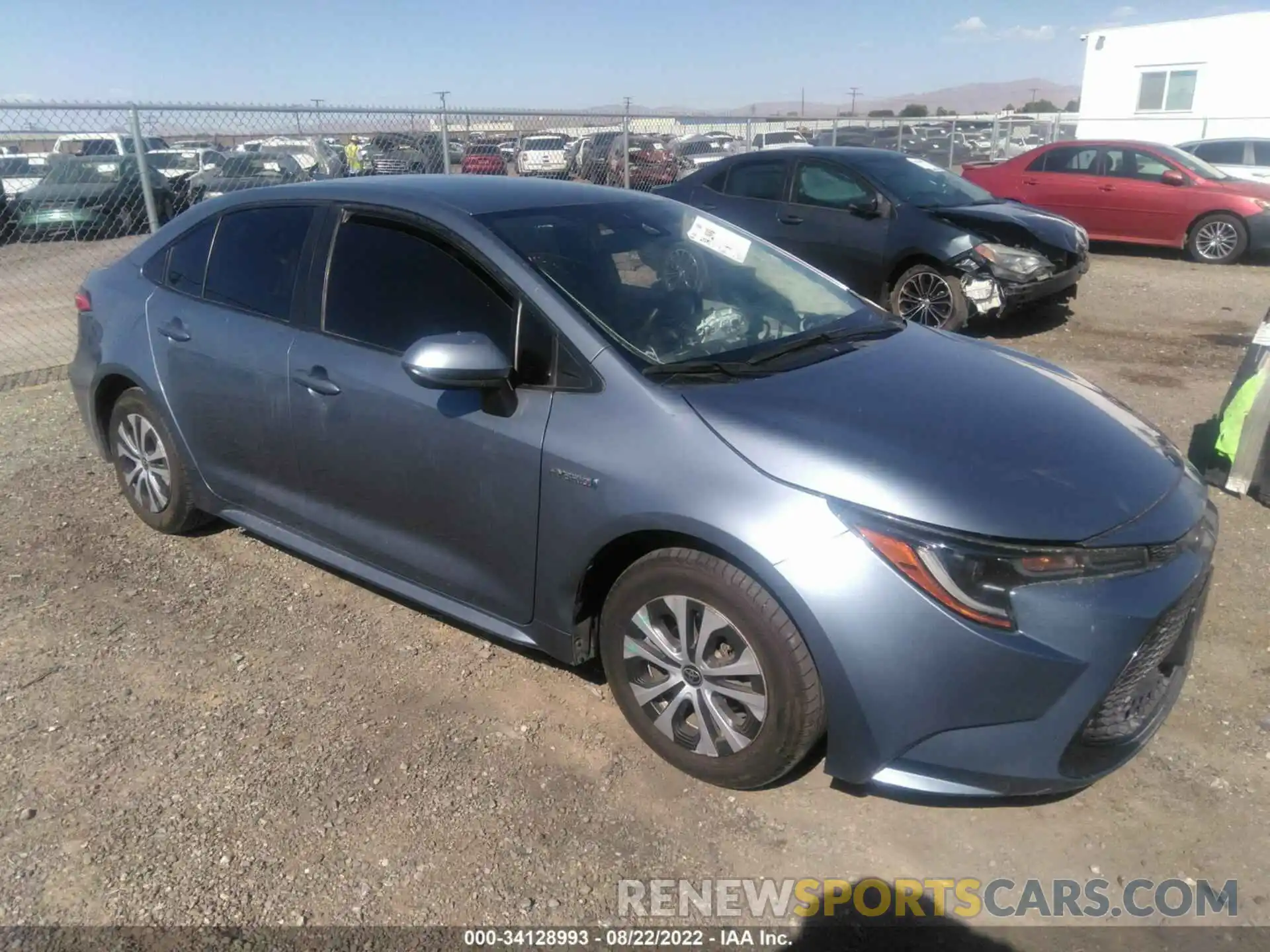 1 Photograph of a damaged car JTDEBRBE9LJ004107 TOYOTA COROLLA 2020