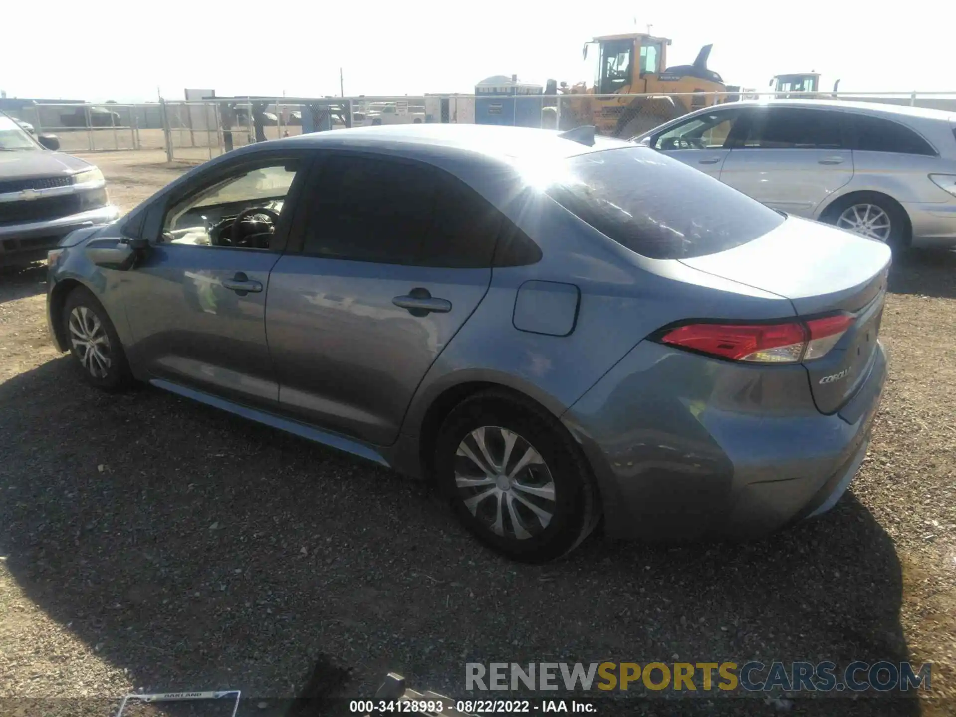 3 Photograph of a damaged car JTDEBRBE9LJ004107 TOYOTA COROLLA 2020