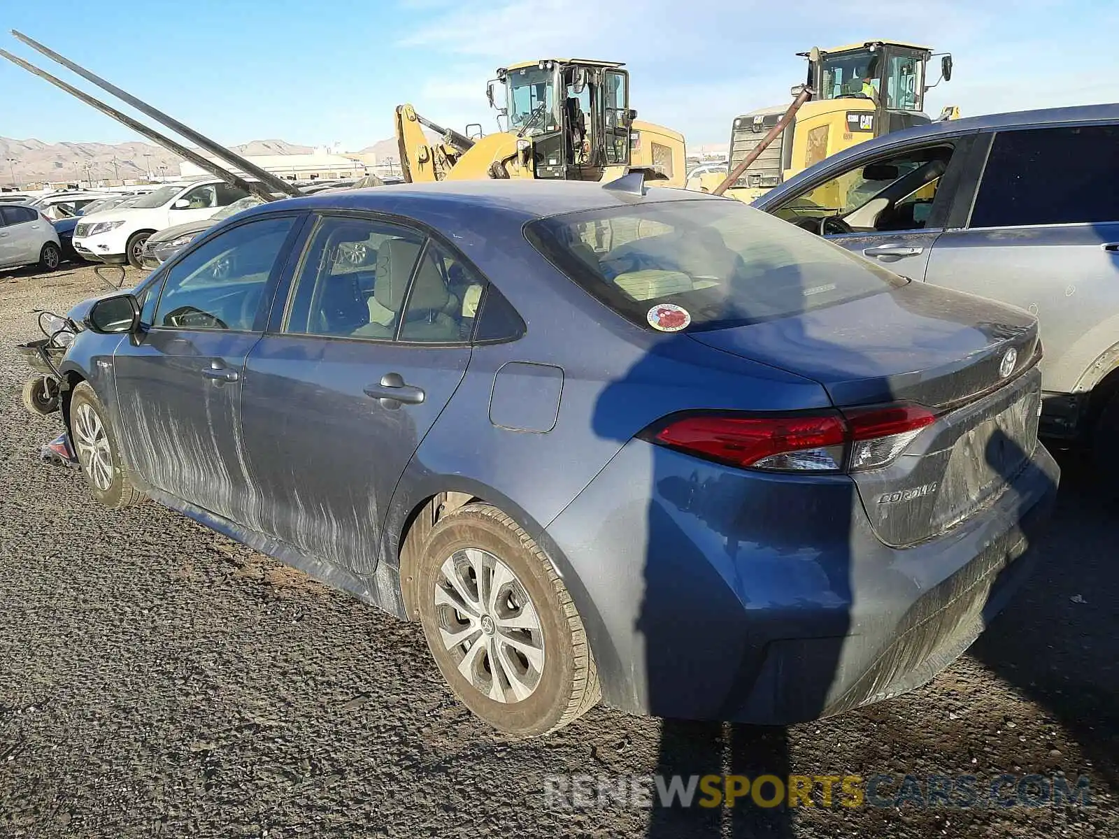 3 Photograph of a damaged car JTDEBRBE9LJ004270 TOYOTA COROLLA 2020