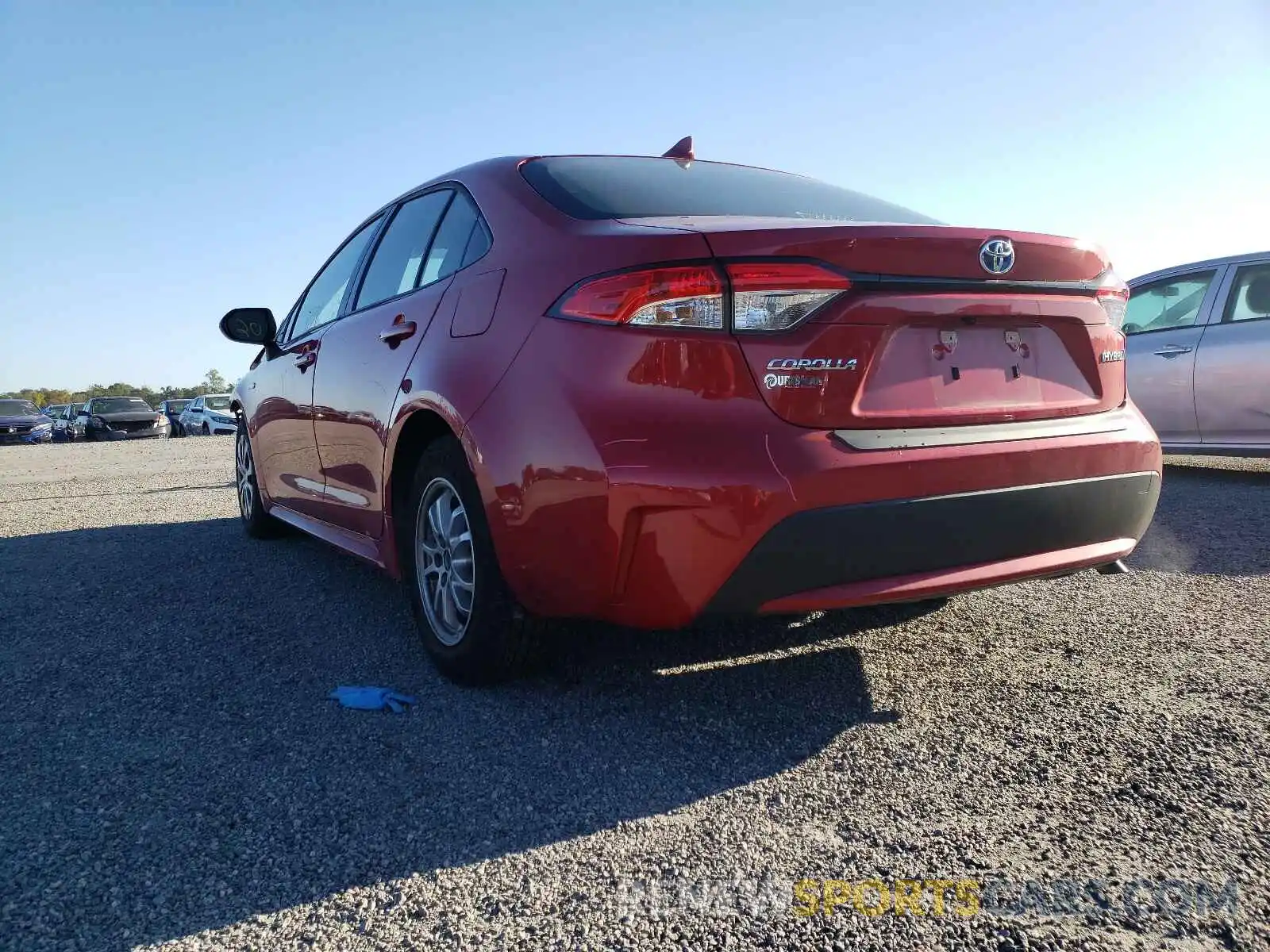 3 Photograph of a damaged car JTDEBRBE9LJ005340 TOYOTA COROLLA 2020