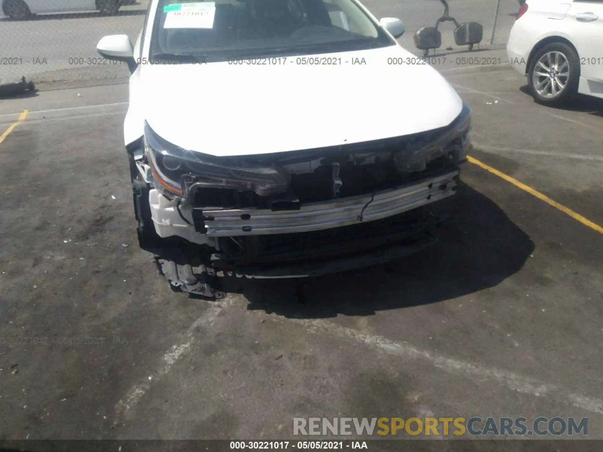 6 Photograph of a damaged car JTDEBRBE9LJ005855 TOYOTA COROLLA 2020