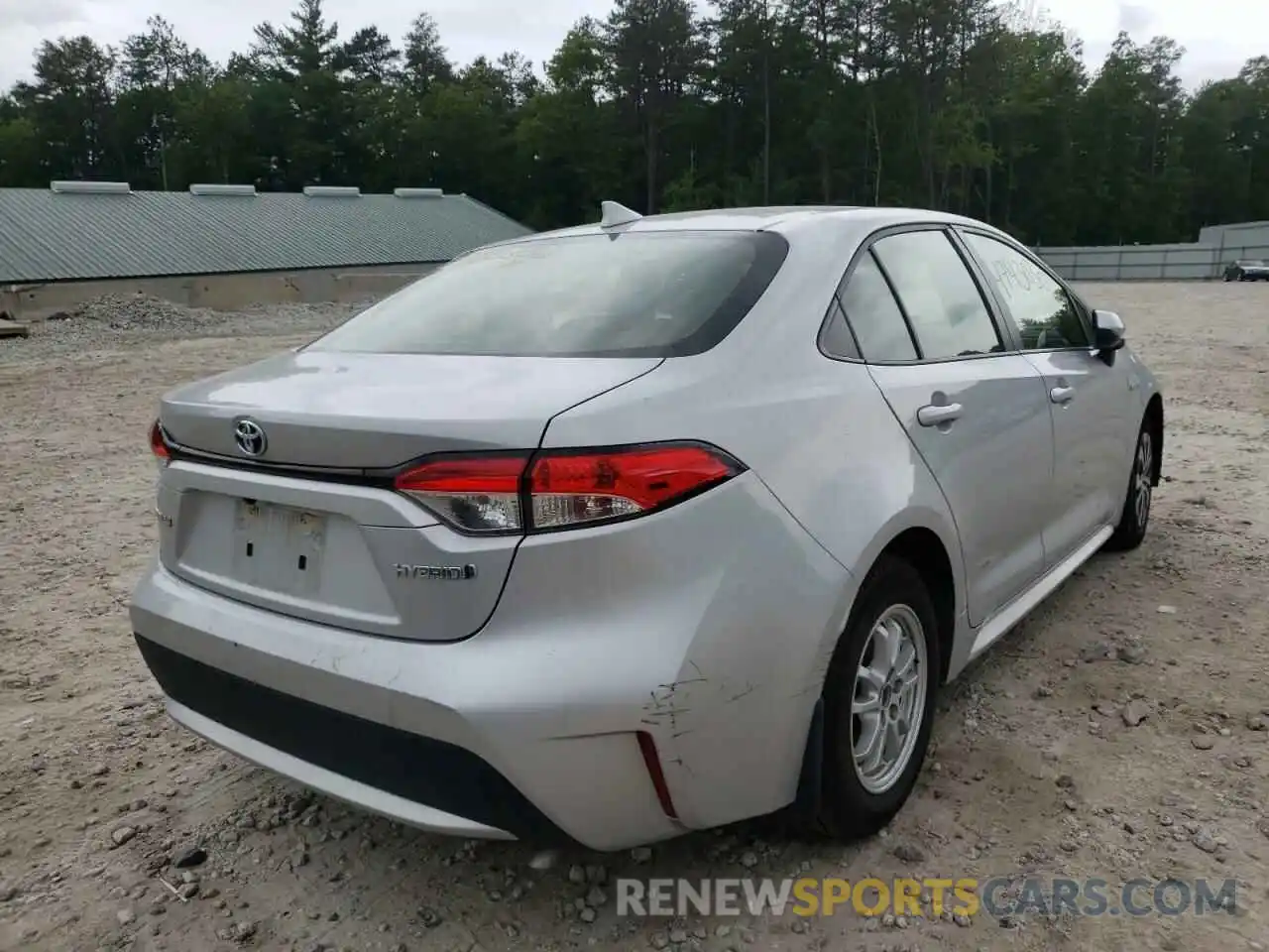 4 Photograph of a damaged car JTDEBRBE9LJ006066 TOYOTA COROLLA 2020