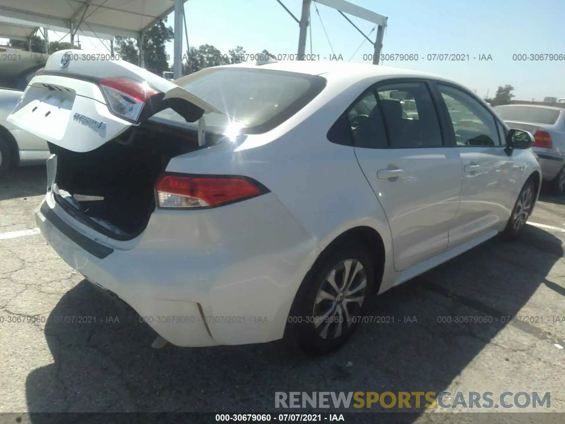 4 Photograph of a damaged car JTDEBRBE9LJ006214 TOYOTA COROLLA 2020