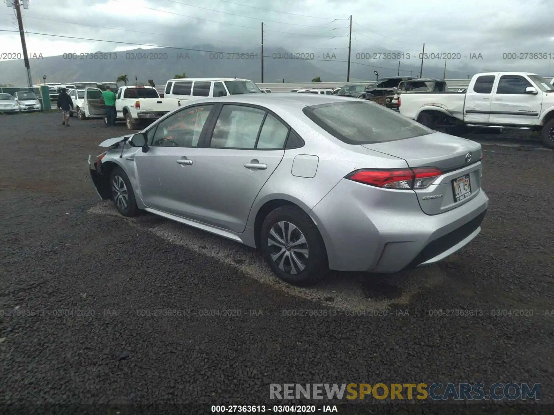 3 Photograph of a damaged car JTDEBRBE9LJ006343 TOYOTA COROLLA 2020