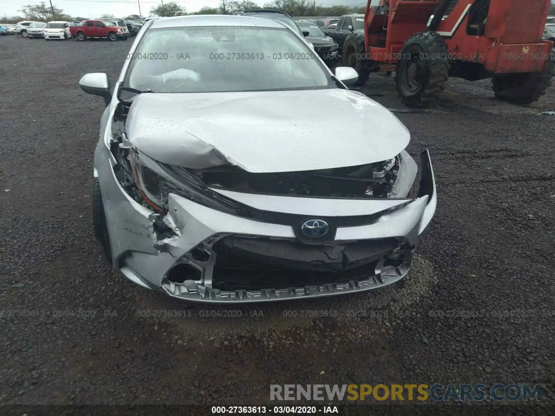 6 Photograph of a damaged car JTDEBRBE9LJ006343 TOYOTA COROLLA 2020