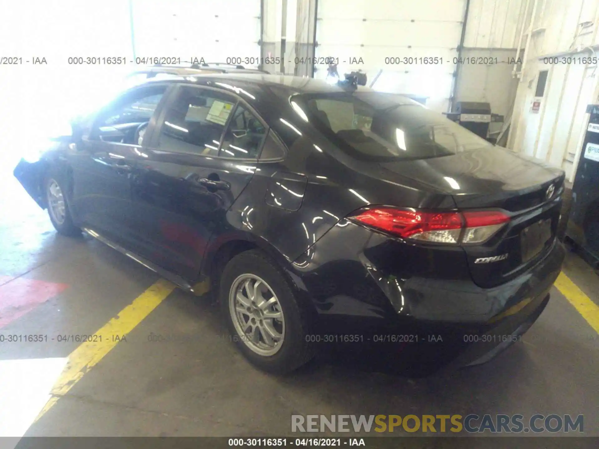 3 Photograph of a damaged car JTDEBRBE9LJ006486 TOYOTA COROLLA 2020