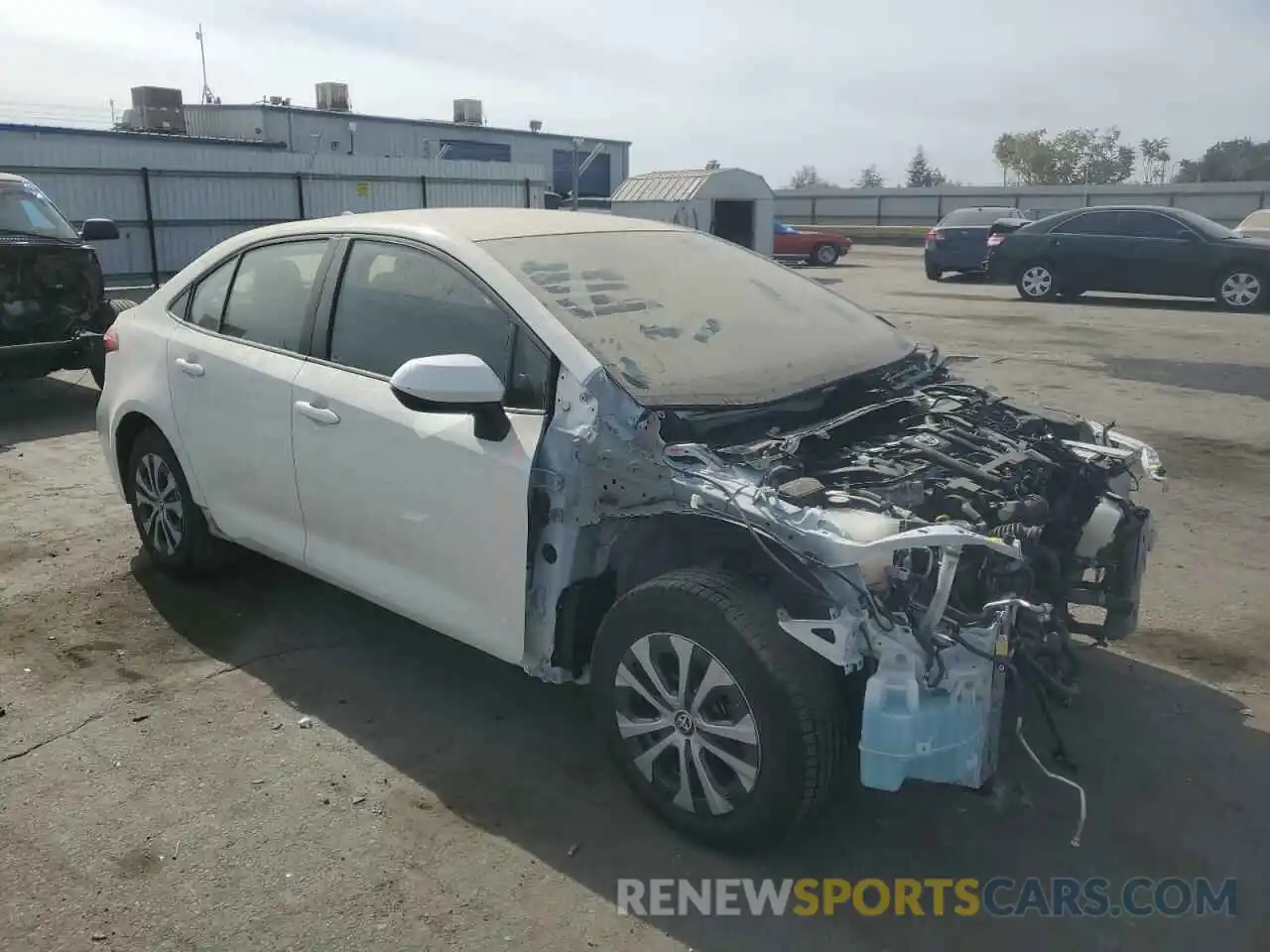 1 Photograph of a damaged car JTDEBRBE9LJ006679 TOYOTA COROLLA 2020