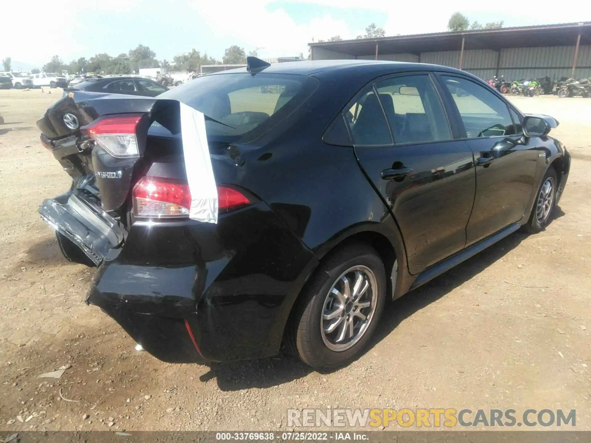 4 Photograph of a damaged car JTDEBRBE9LJ007024 TOYOTA COROLLA 2020