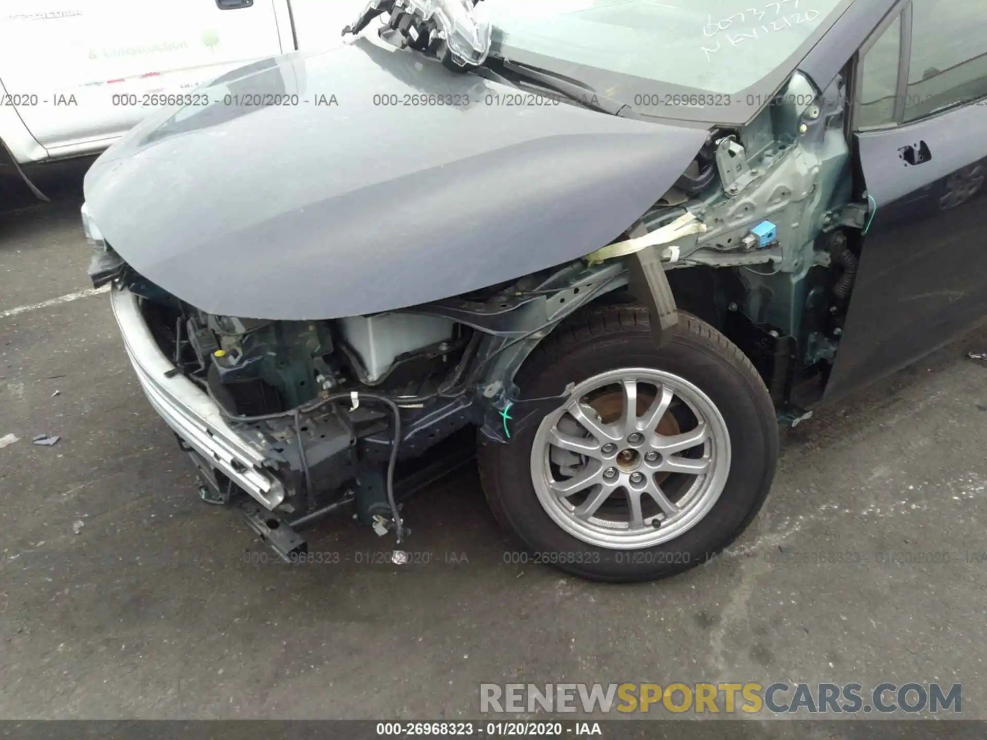 6 Photograph of a damaged car JTDEBRBE9LJ007377 TOYOTA COROLLA 2020