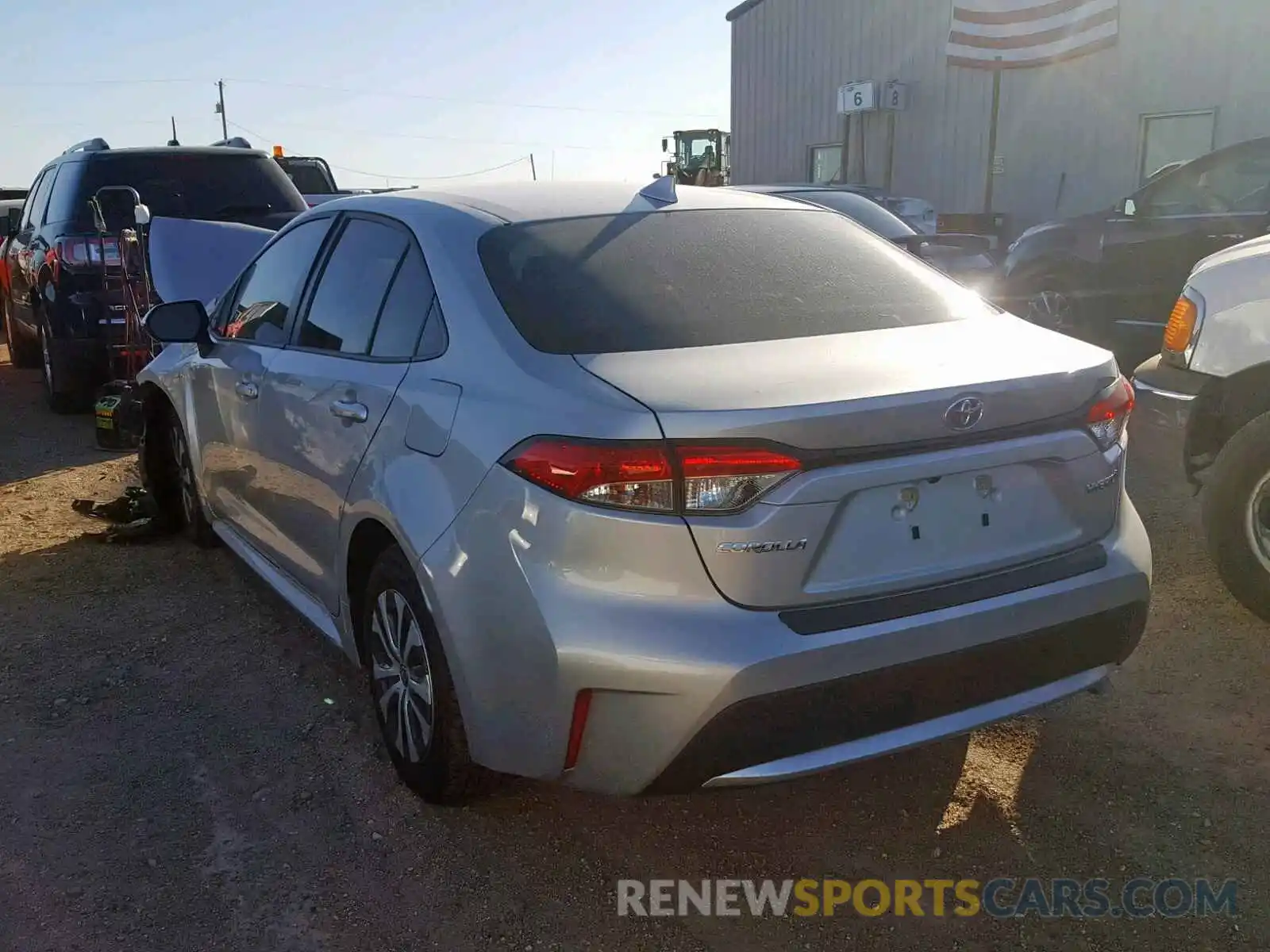 3 Photograph of a damaged car JTDEBRBE9LJ007623 TOYOTA COROLLA 2020