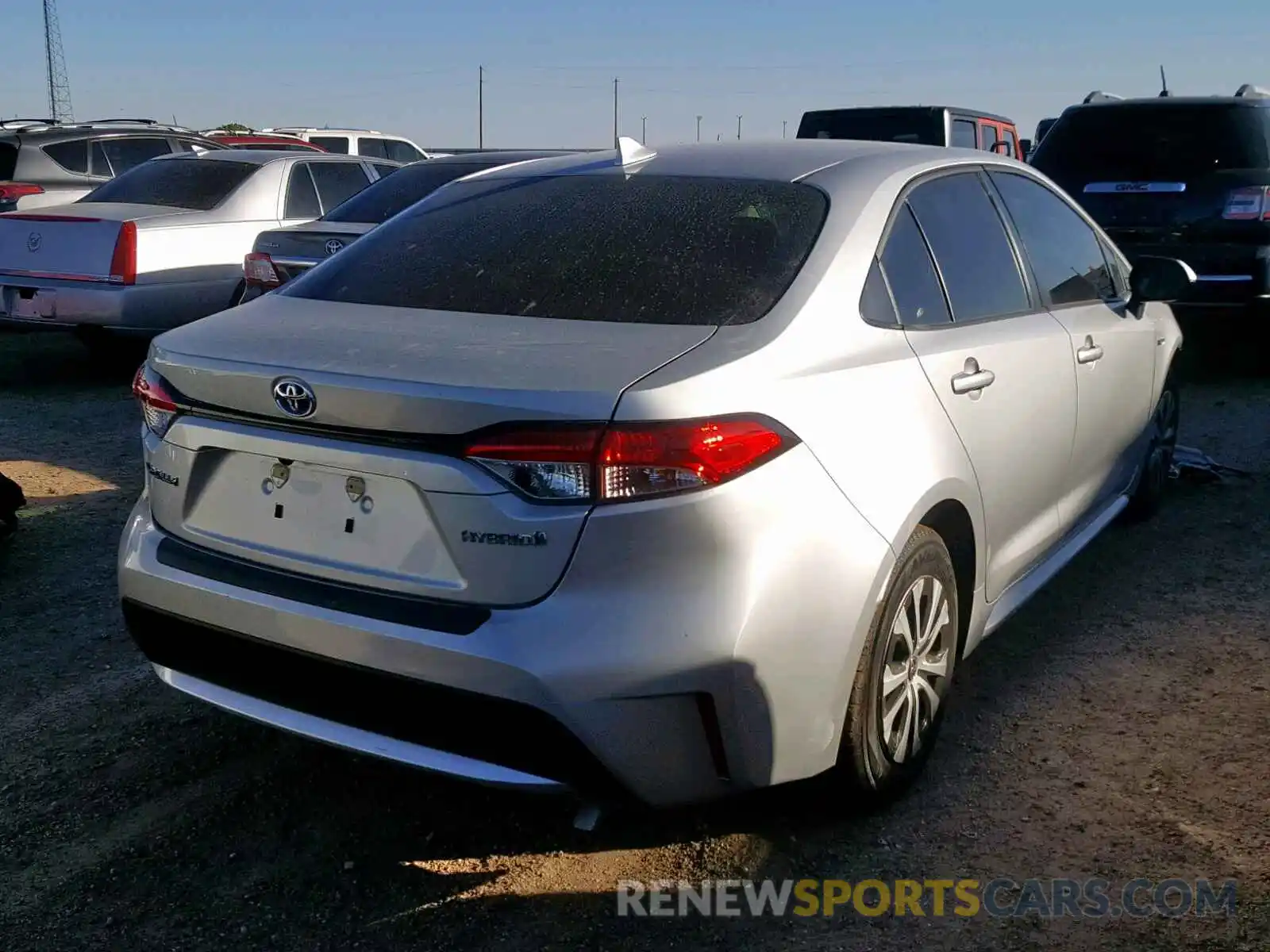 4 Photograph of a damaged car JTDEBRBE9LJ007623 TOYOTA COROLLA 2020