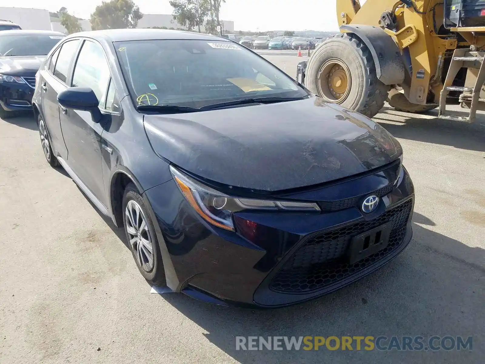 1 Photograph of a damaged car JTDEBRBE9LJ008755 TOYOTA COROLLA 2020