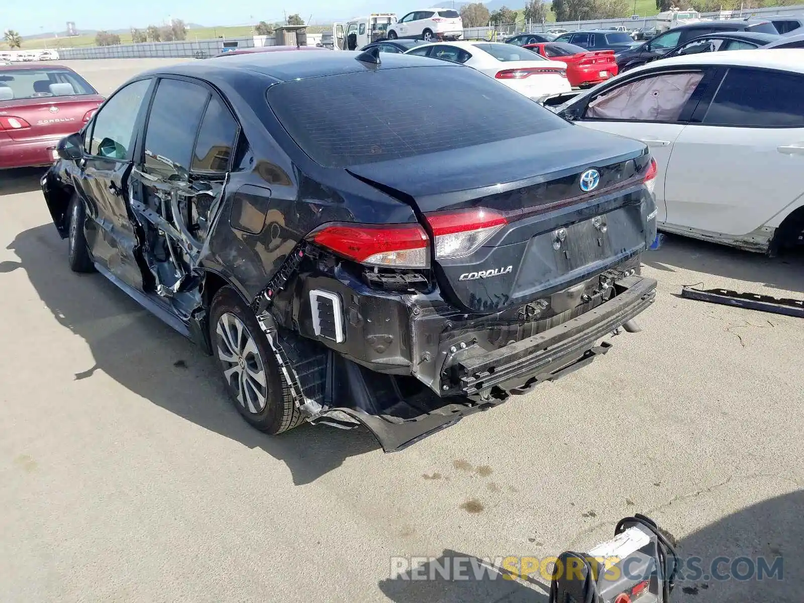 3 Photograph of a damaged car JTDEBRBE9LJ008755 TOYOTA COROLLA 2020