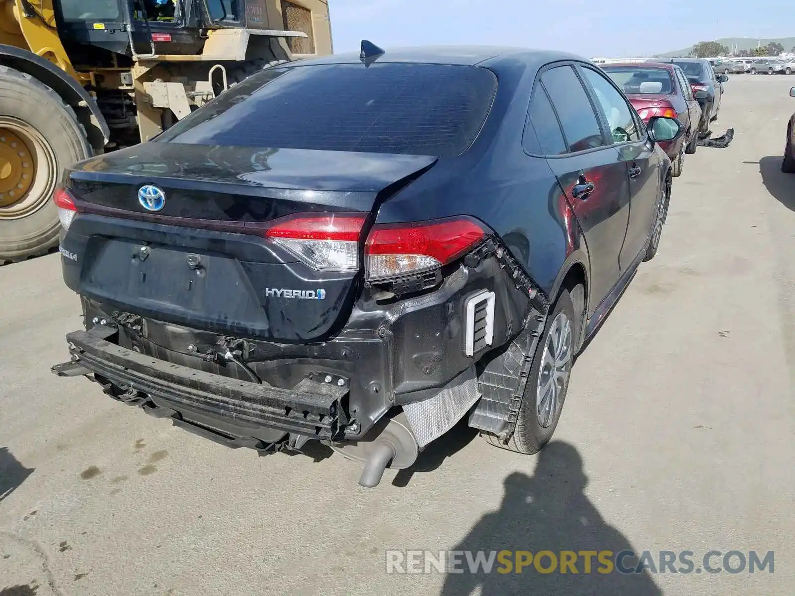 4 Photograph of a damaged car JTDEBRBE9LJ008755 TOYOTA COROLLA 2020