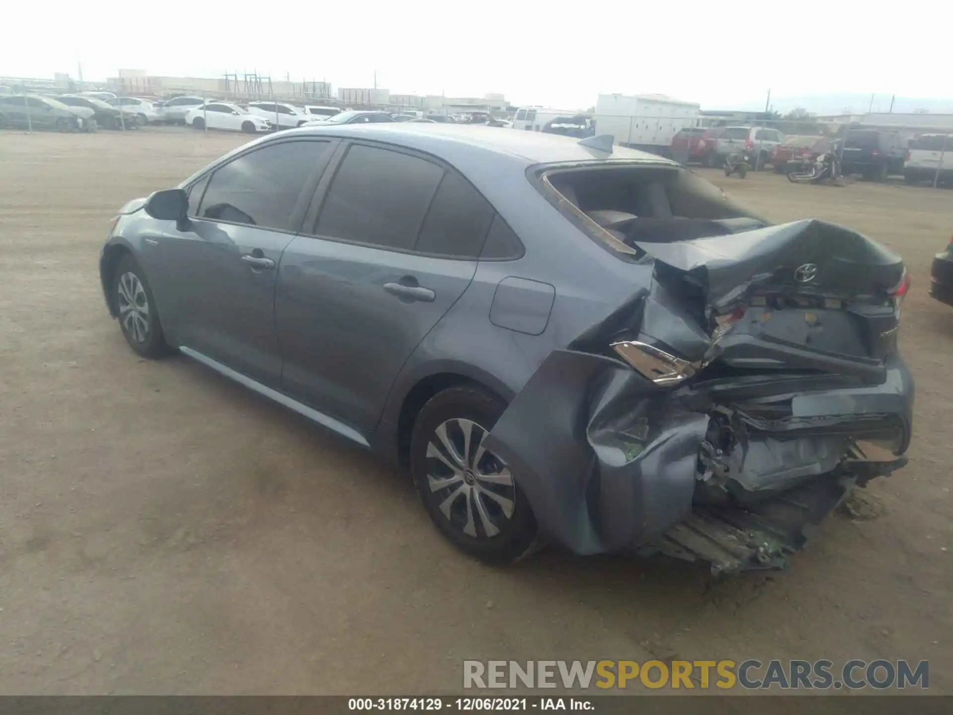 3 Photograph of a damaged car JTDEBRBE9LJ009453 TOYOTA COROLLA 2020