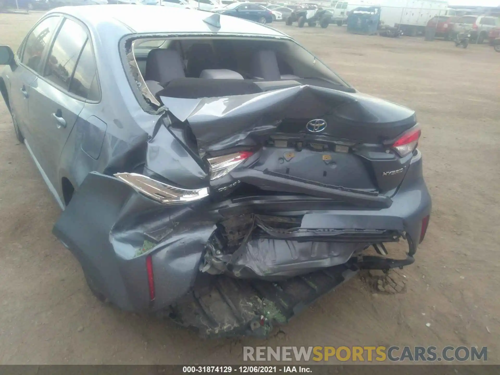 6 Photograph of a damaged car JTDEBRBE9LJ009453 TOYOTA COROLLA 2020