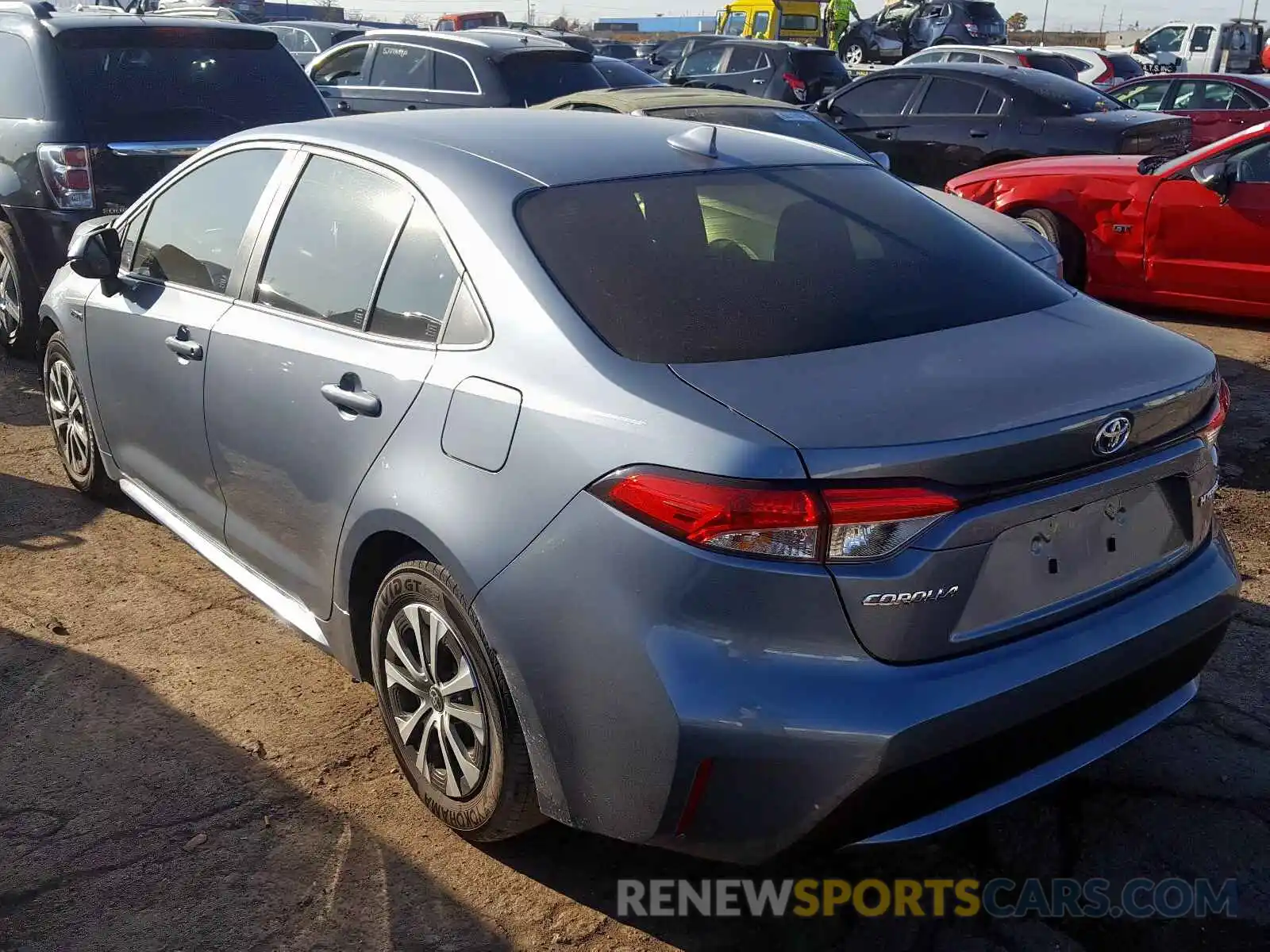 3 Photograph of a damaged car JTDEBRBE9LJ009856 TOYOTA COROLLA 2020