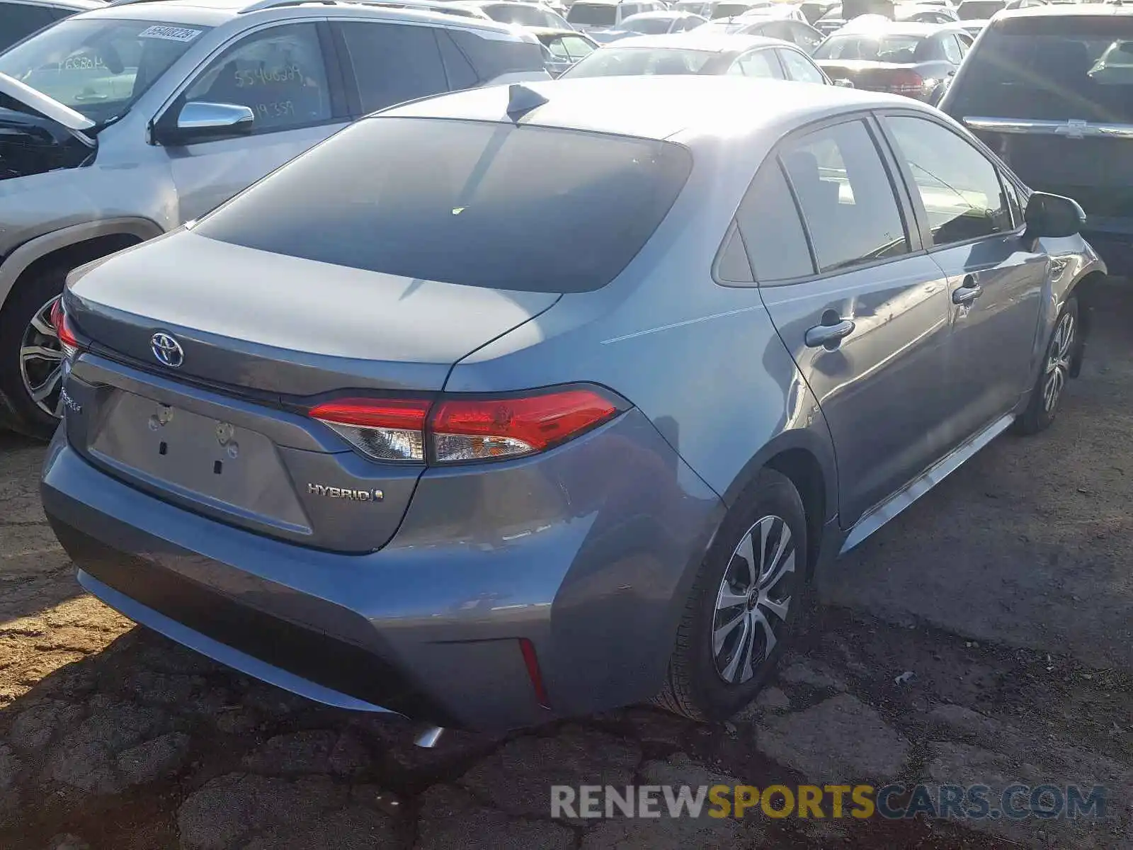 4 Photograph of a damaged car JTDEBRBE9LJ009856 TOYOTA COROLLA 2020