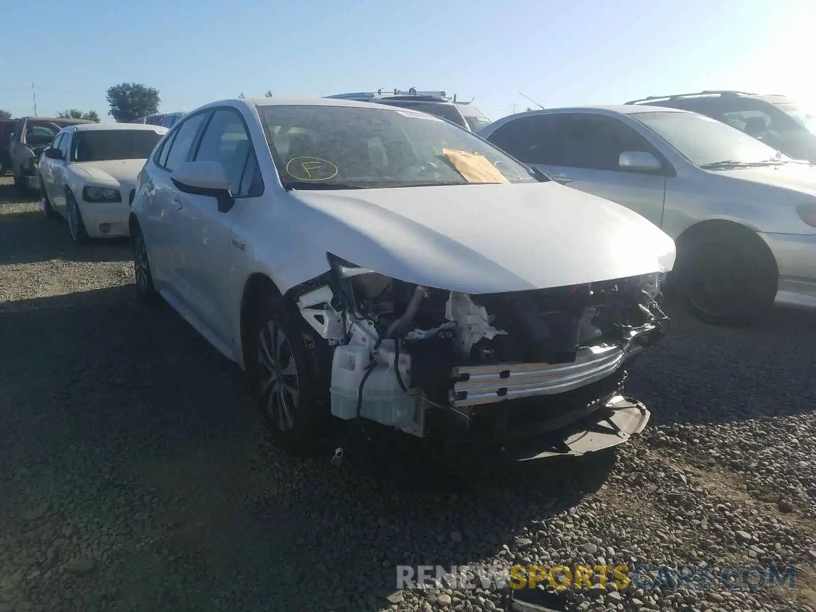 1 Photograph of a damaged car JTDEBRBE9LJ010425 TOYOTA COROLLA 2020