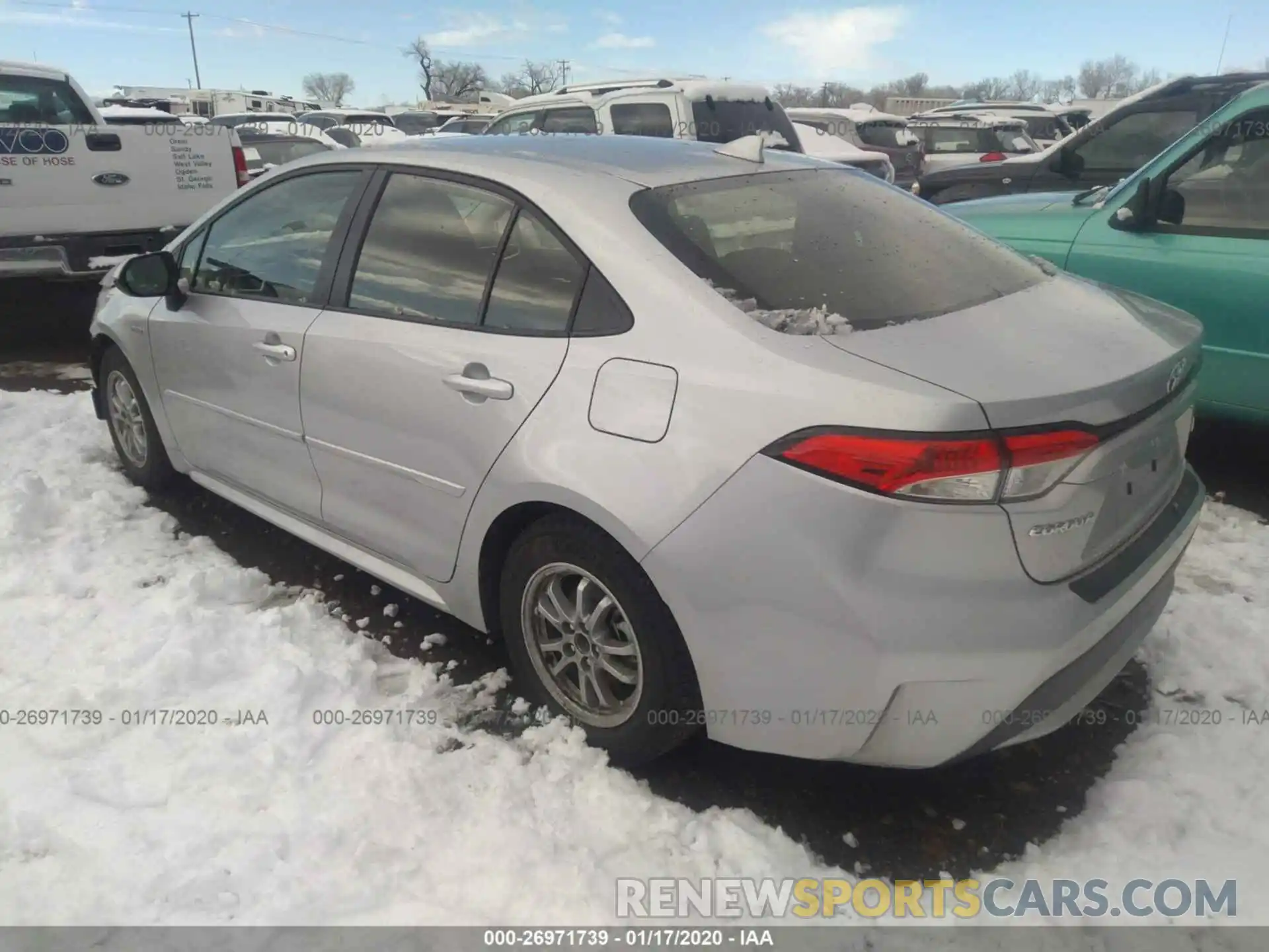 3 Photograph of a damaged car JTDEBRBE9LJ010540 TOYOTA COROLLA 2020