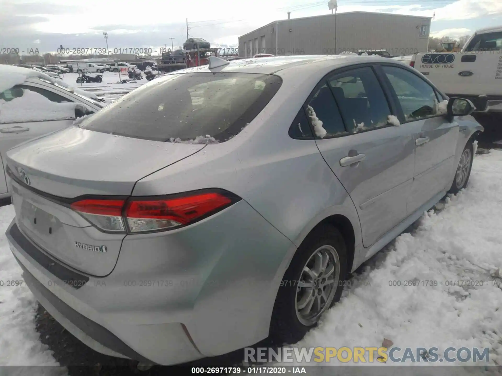 4 Photograph of a damaged car JTDEBRBE9LJ010540 TOYOTA COROLLA 2020