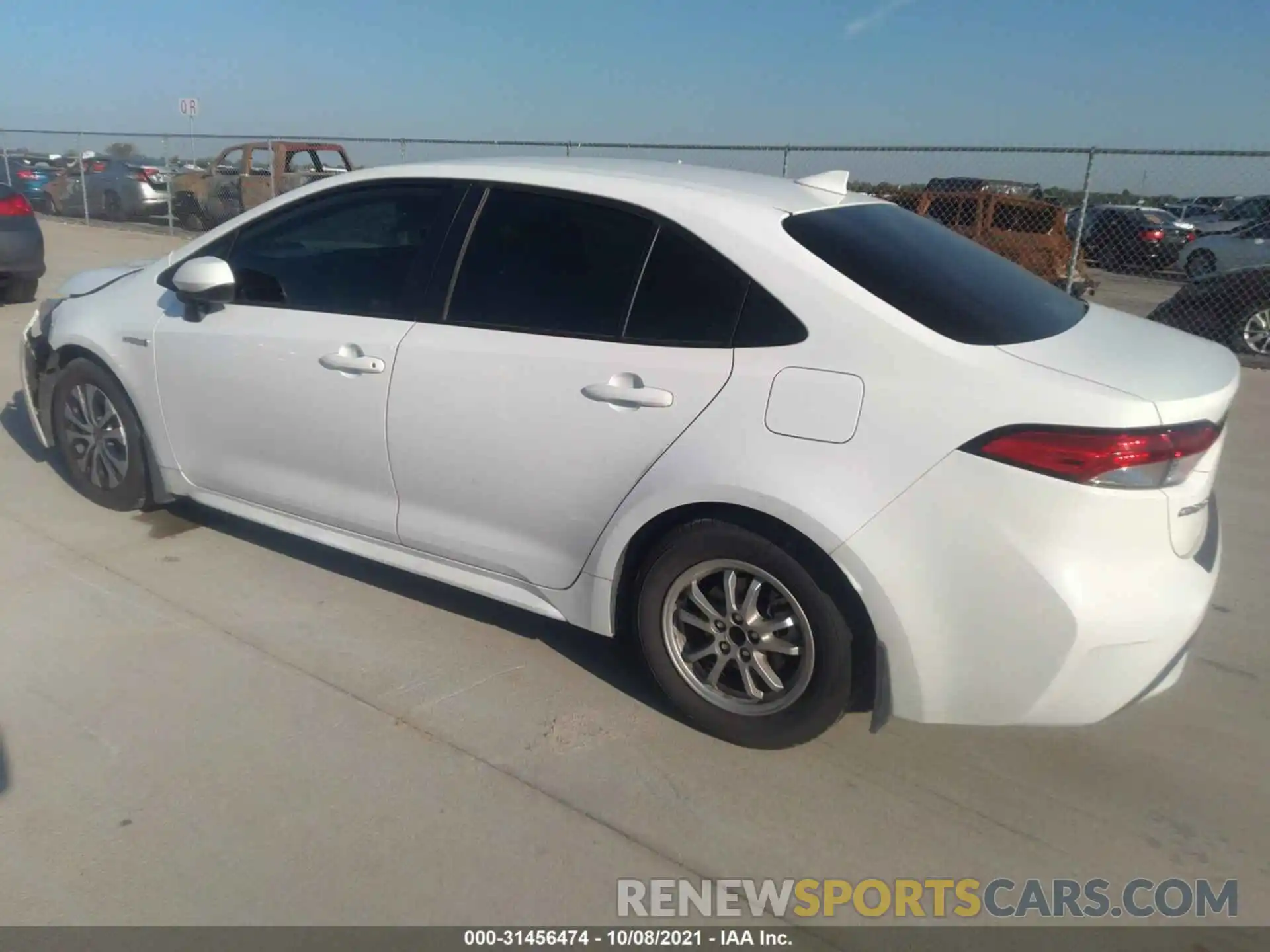 3 Photograph of a damaged car JTDEBRBE9LJ013275 TOYOTA COROLLA 2020