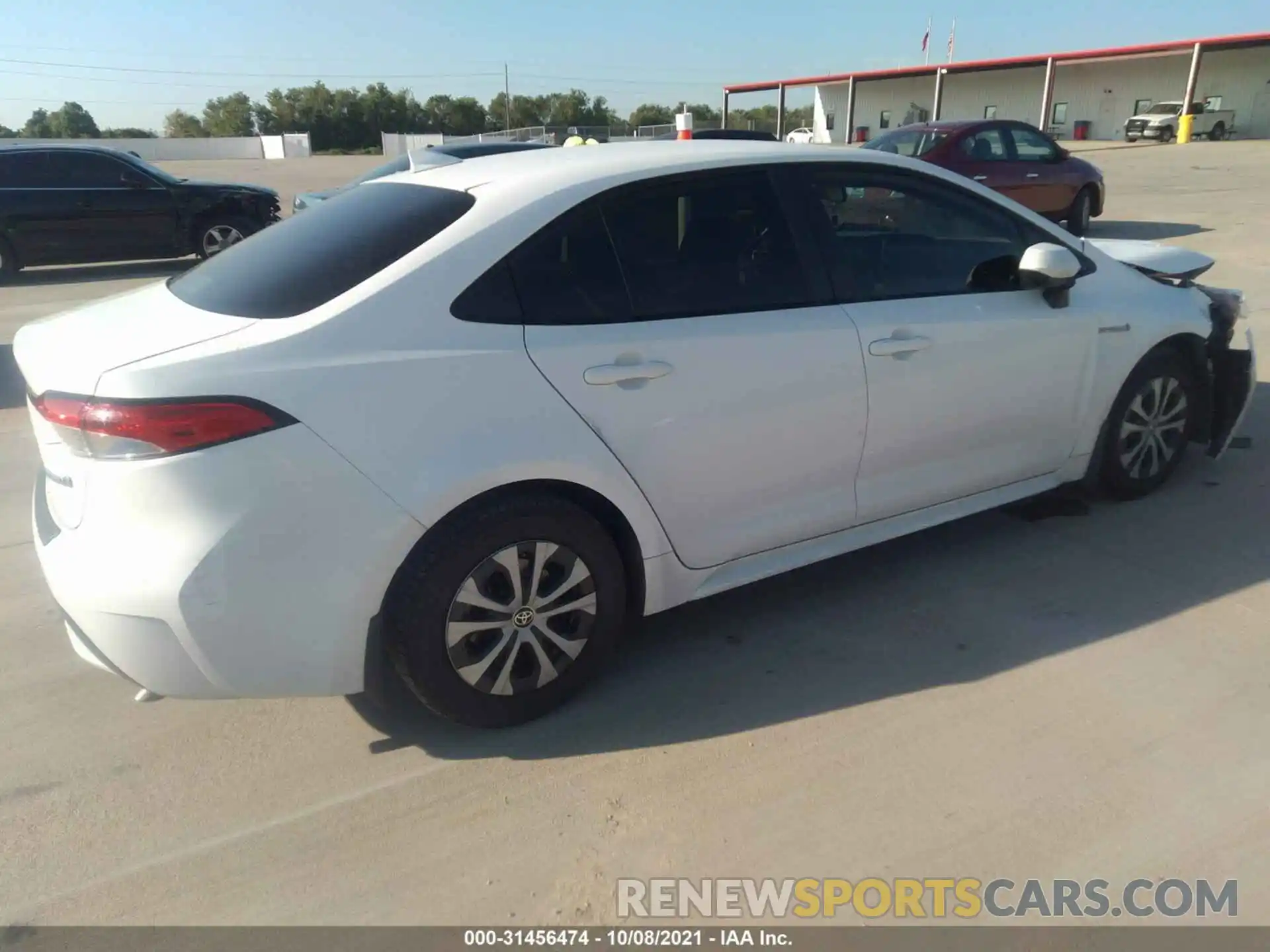 4 Photograph of a damaged car JTDEBRBE9LJ013275 TOYOTA COROLLA 2020