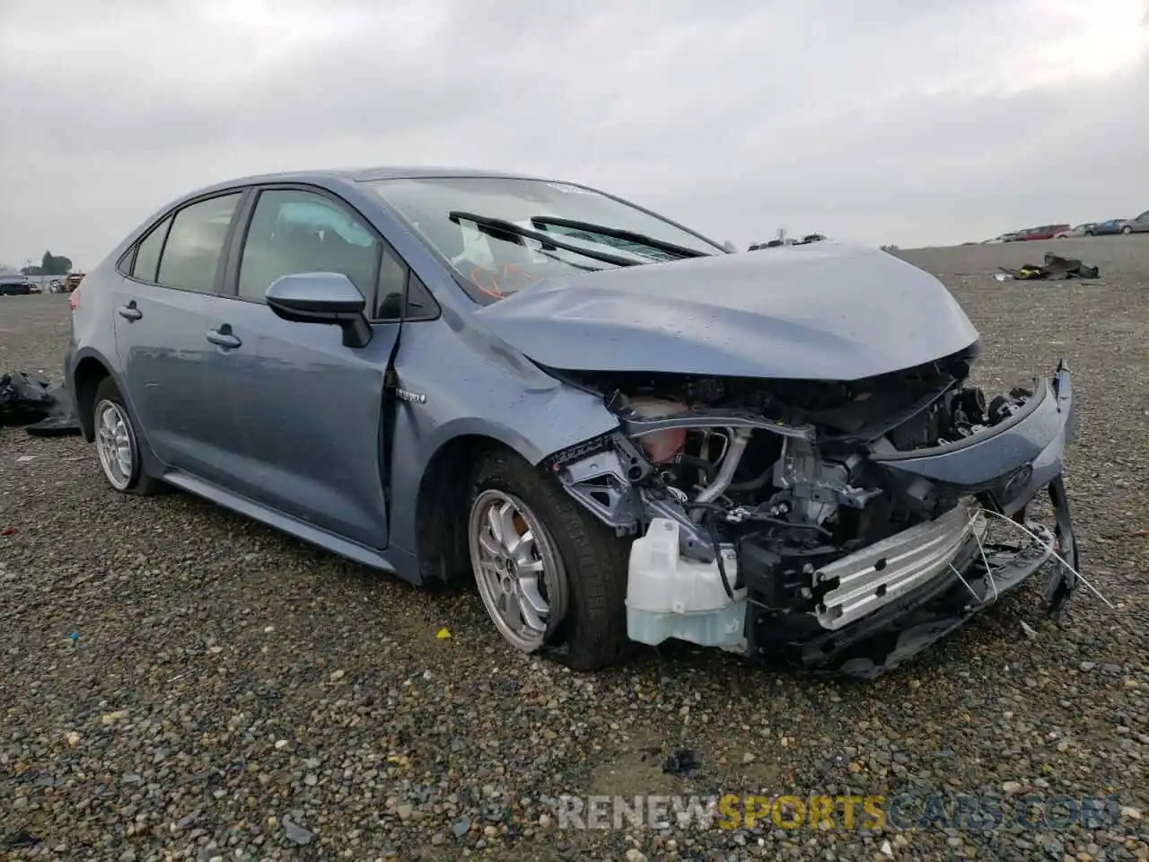 1 Photograph of a damaged car JTDEBRBE9LJ013289 TOYOTA COROLLA 2020