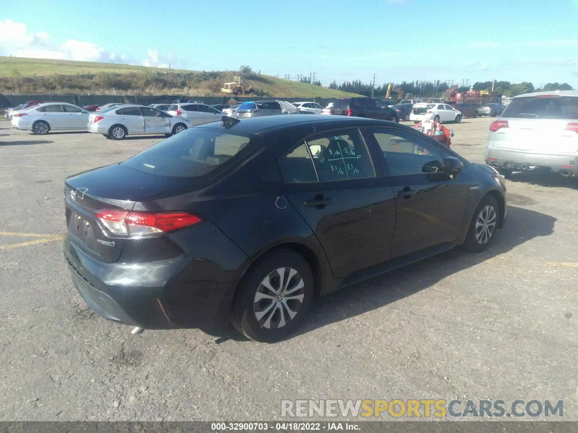 4 Photograph of a damaged car JTDEBRBE9LJ013342 TOYOTA COROLLA 2020