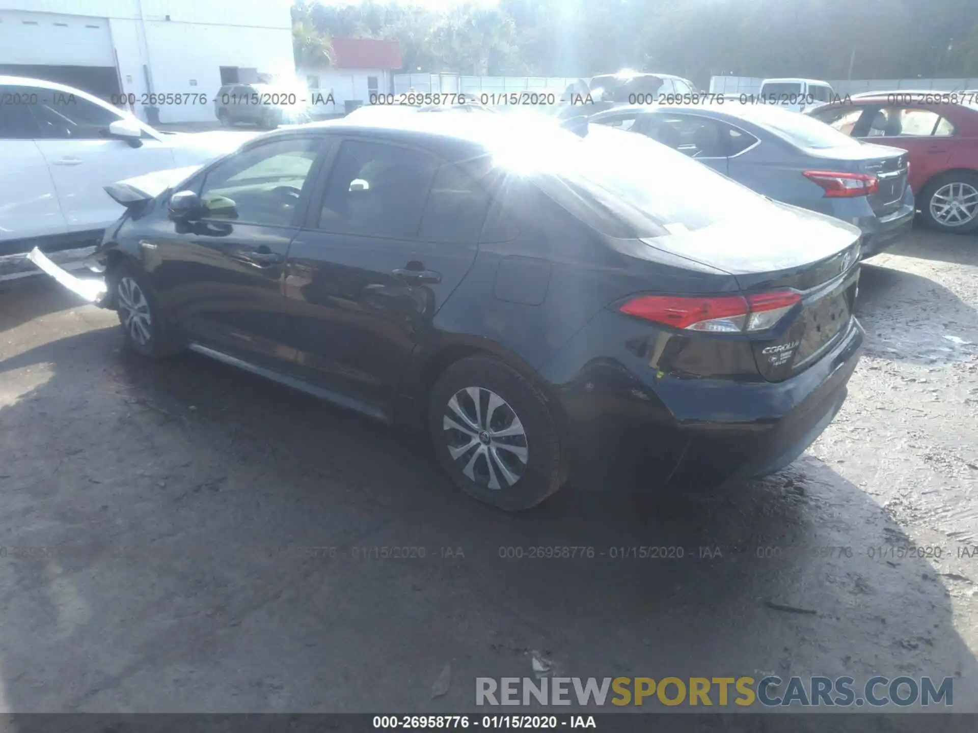 3 Photograph of a damaged car JTDEBRBE9LJ015625 TOYOTA COROLLA 2020