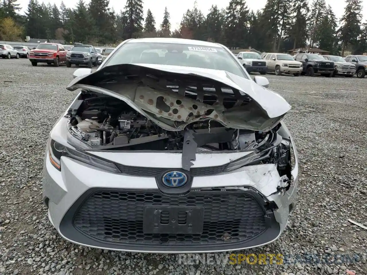 5 Photograph of a damaged car JTDEBRBE9LJ015950 TOYOTA COROLLA 2020