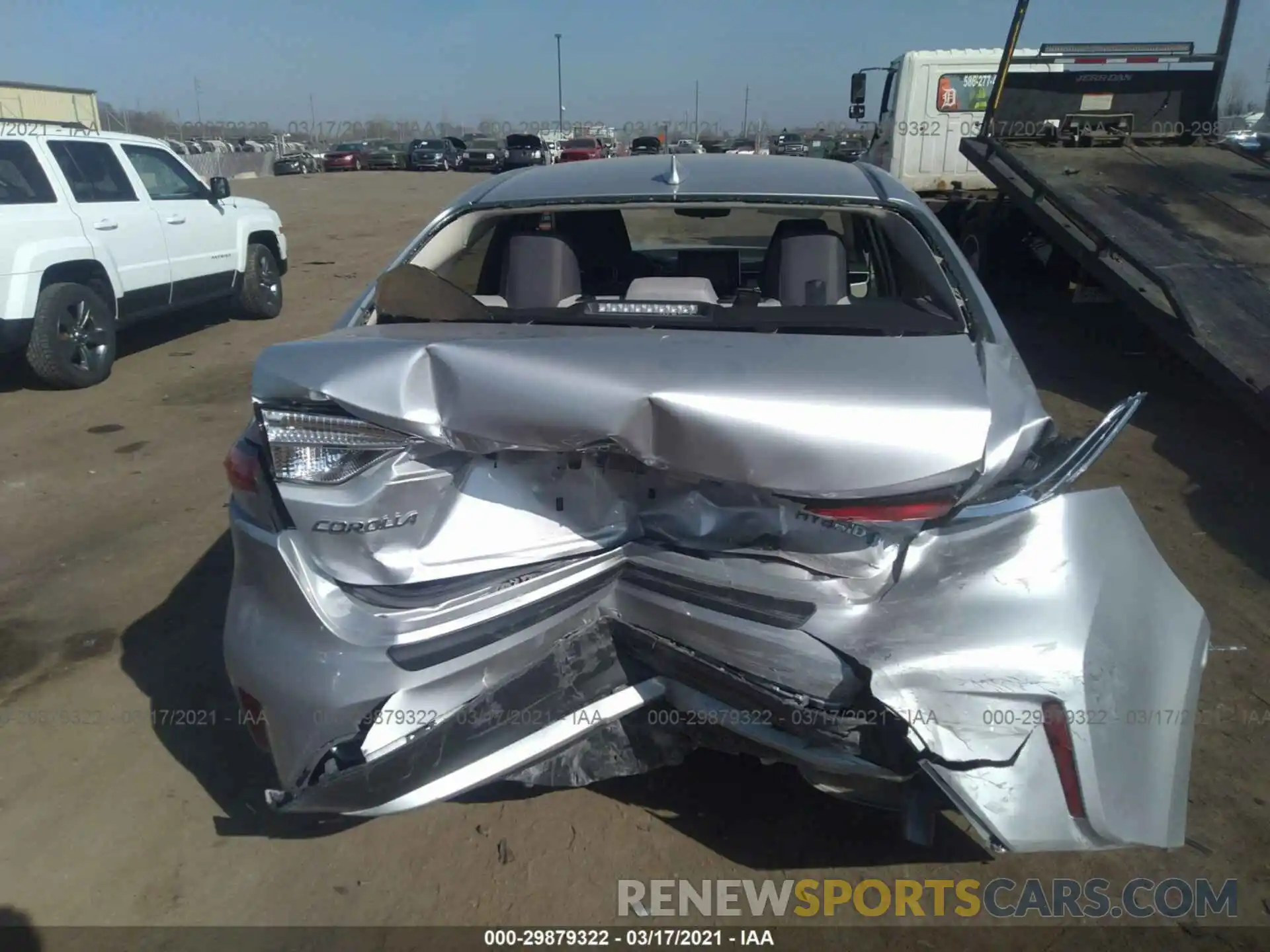 6 Photograph of a damaged car JTDEBRBE9LJ018833 TOYOTA COROLLA 2020