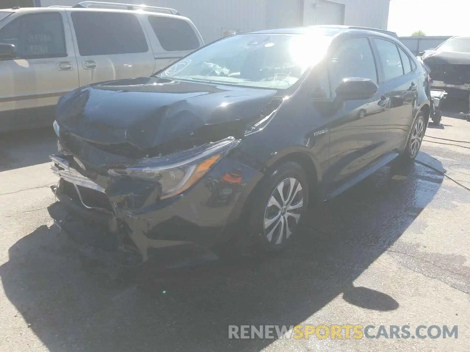 2 Photograph of a damaged car JTDEBRBE9LJ019092 TOYOTA COROLLA 2020