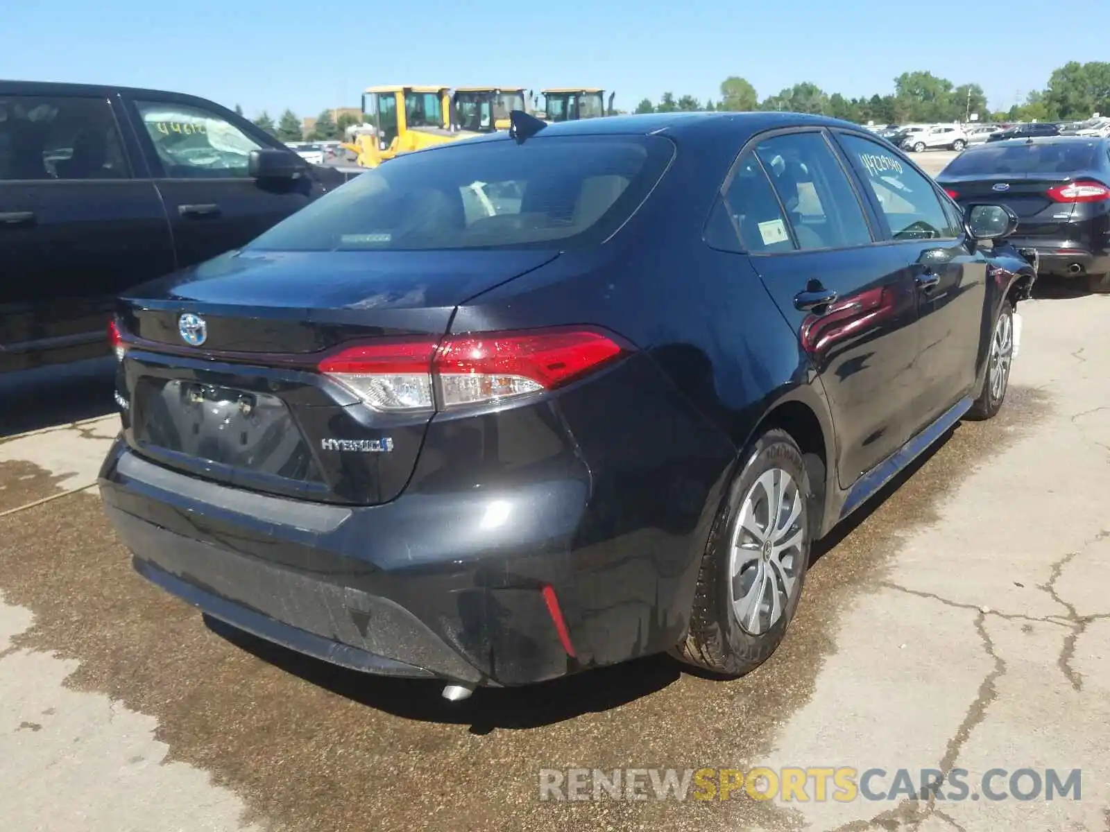 4 Photograph of a damaged car JTDEBRBE9LJ019092 TOYOTA COROLLA 2020