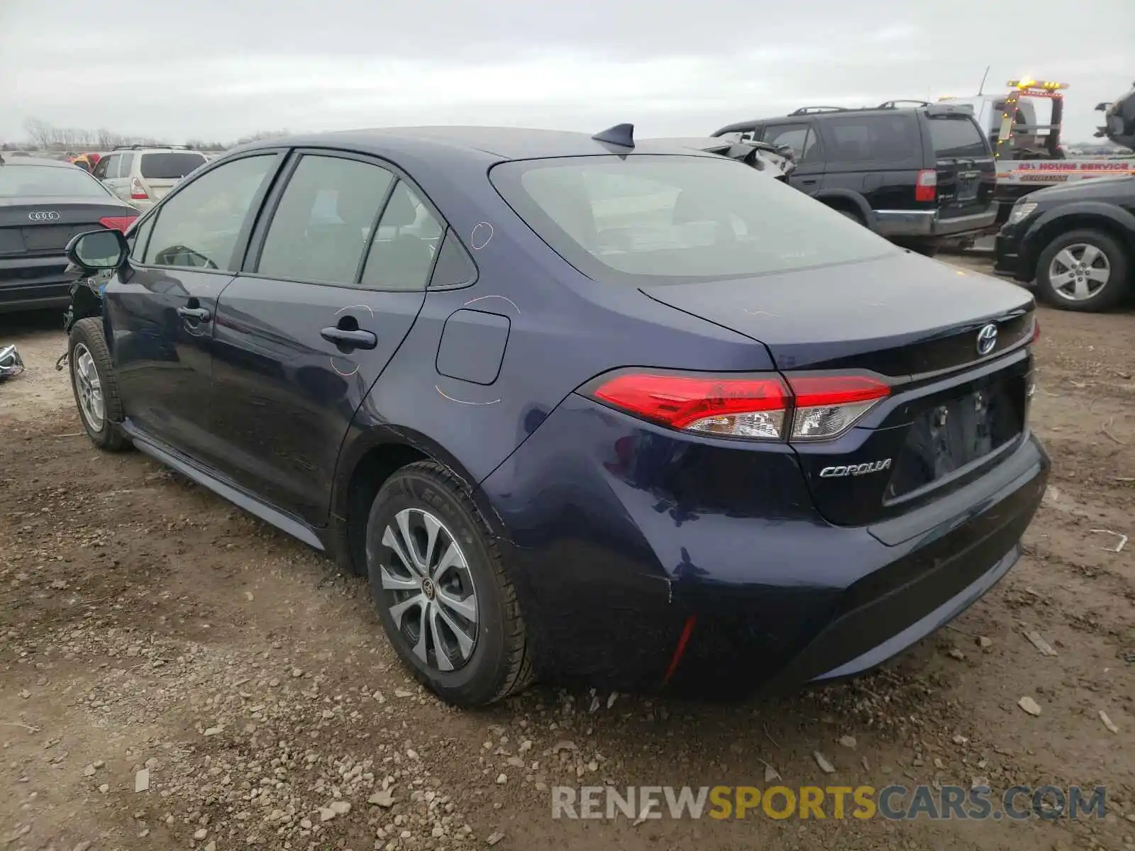 3 Photograph of a damaged car JTDEBRBE9LJ019223 TOYOTA COROLLA 2020