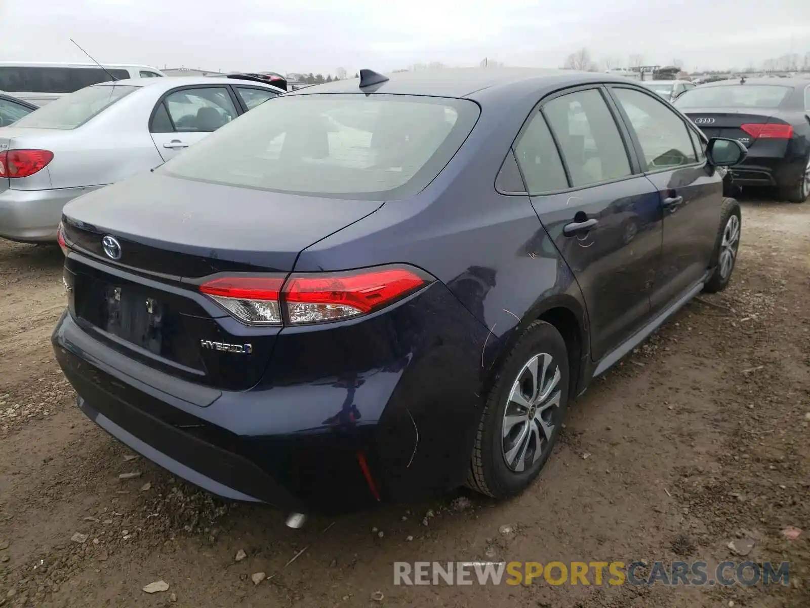 4 Photograph of a damaged car JTDEBRBE9LJ019223 TOYOTA COROLLA 2020