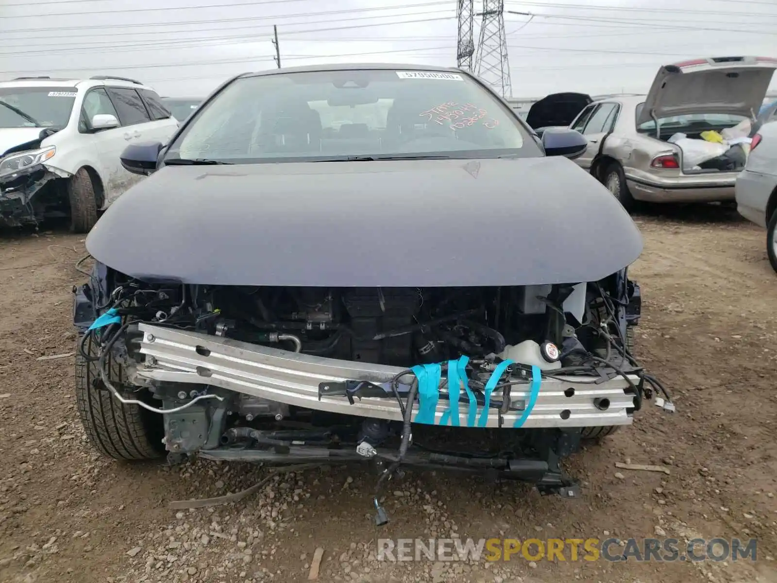 9 Photograph of a damaged car JTDEBRBE9LJ019223 TOYOTA COROLLA 2020