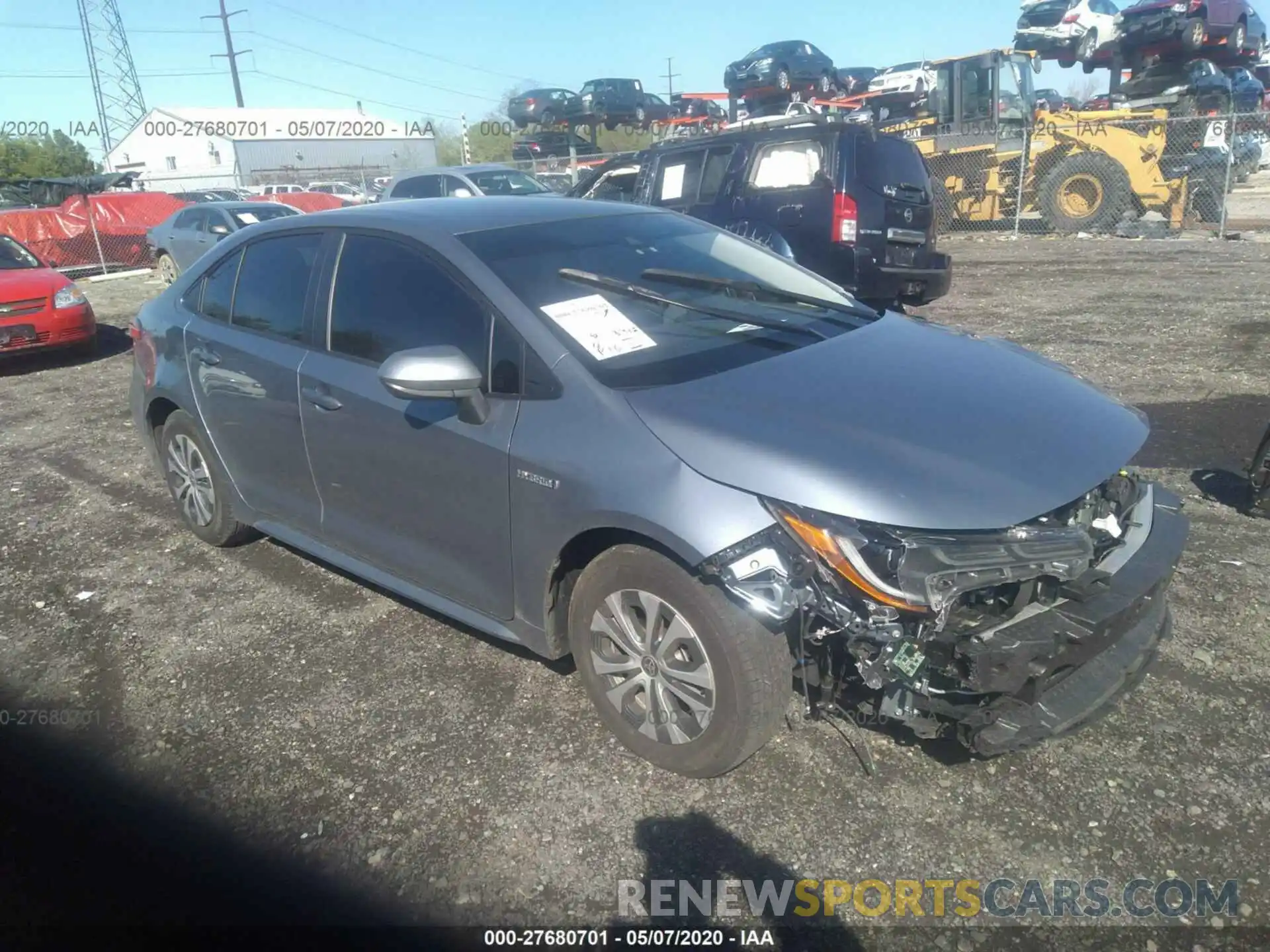 5 Photograph of a damaged car JTDEBRBE9LJ020601 TOYOTA COROLLA 2020