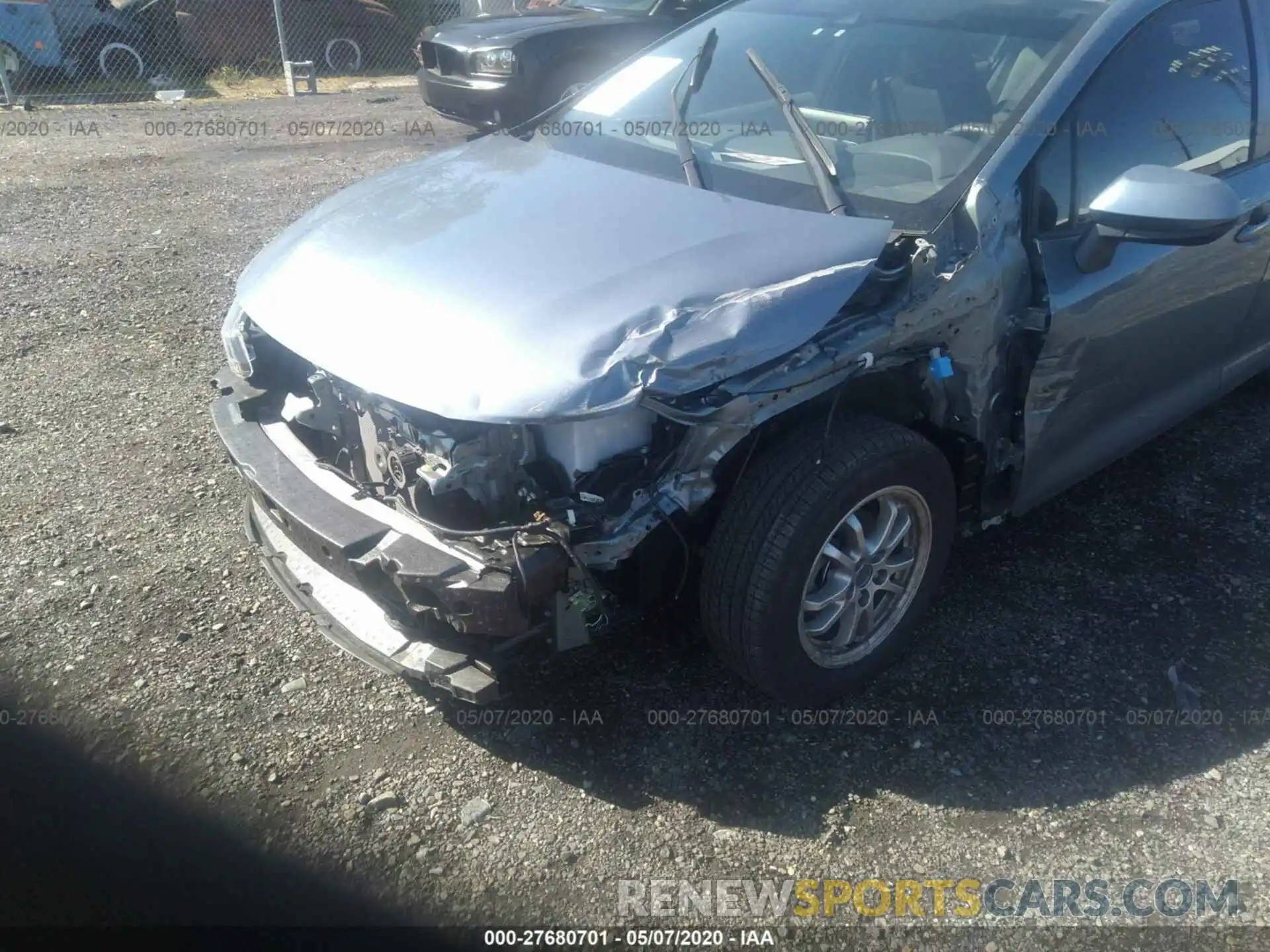 6 Photograph of a damaged car JTDEBRBE9LJ020601 TOYOTA COROLLA 2020