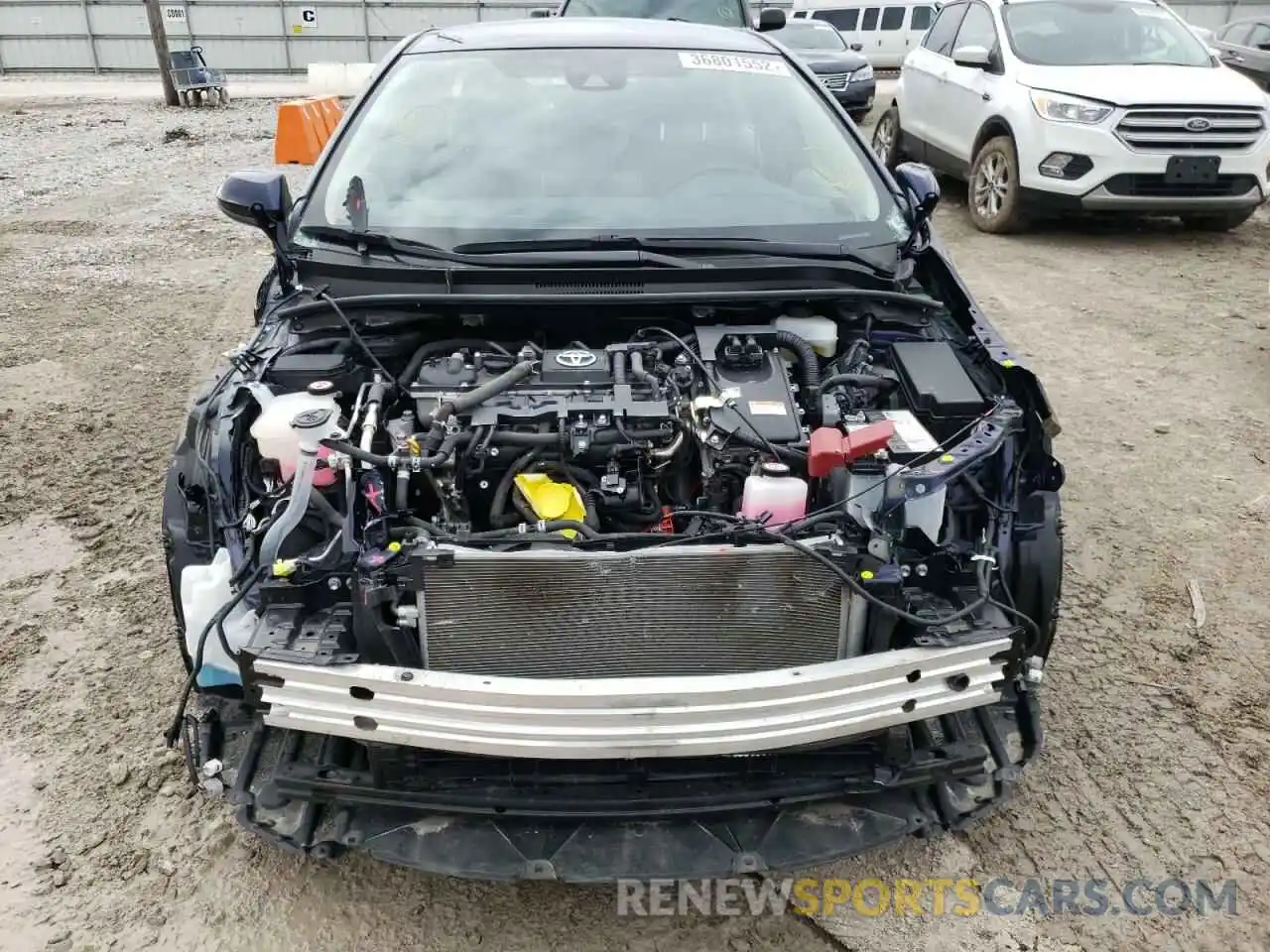 9 Photograph of a damaged car JTDEBRBE9LJ022705 TOYOTA COROLLA 2020