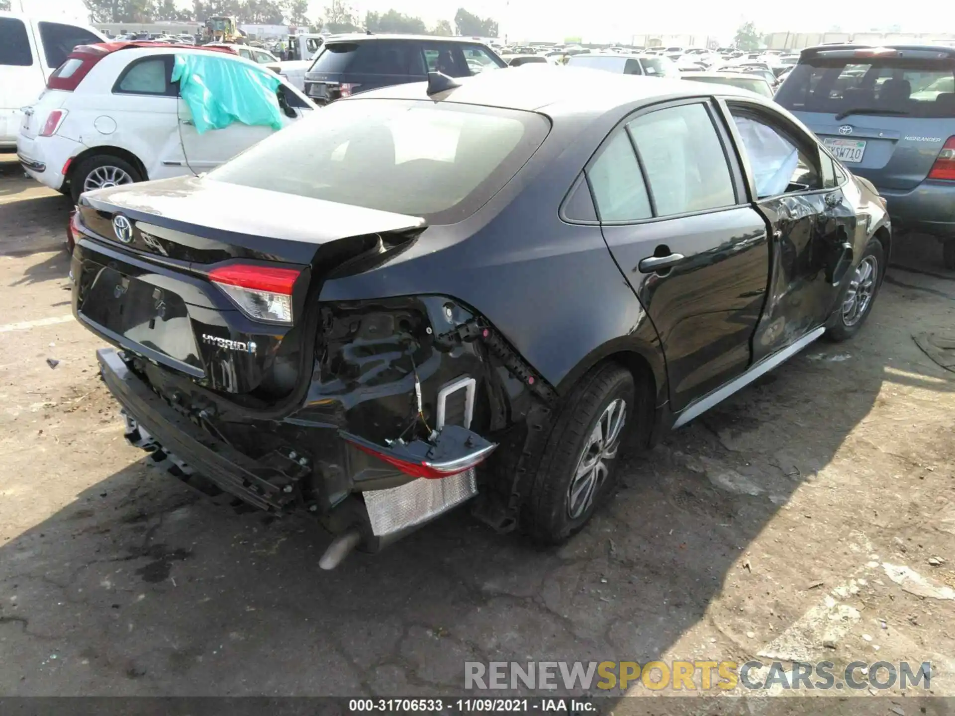 4 Photograph of a damaged car JTDEBRBE9LJ023594 TOYOTA COROLLA 2020