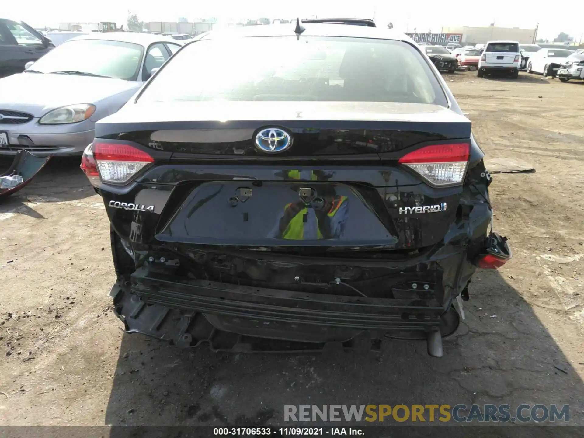 6 Photograph of a damaged car JTDEBRBE9LJ023594 TOYOTA COROLLA 2020