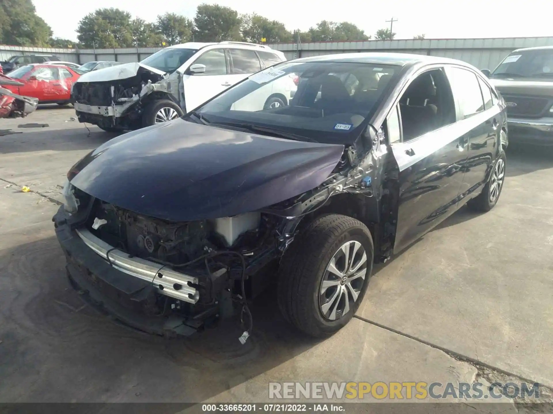 6 Photograph of a damaged car JTDEBRBE9LJ024826 TOYOTA COROLLA 2020