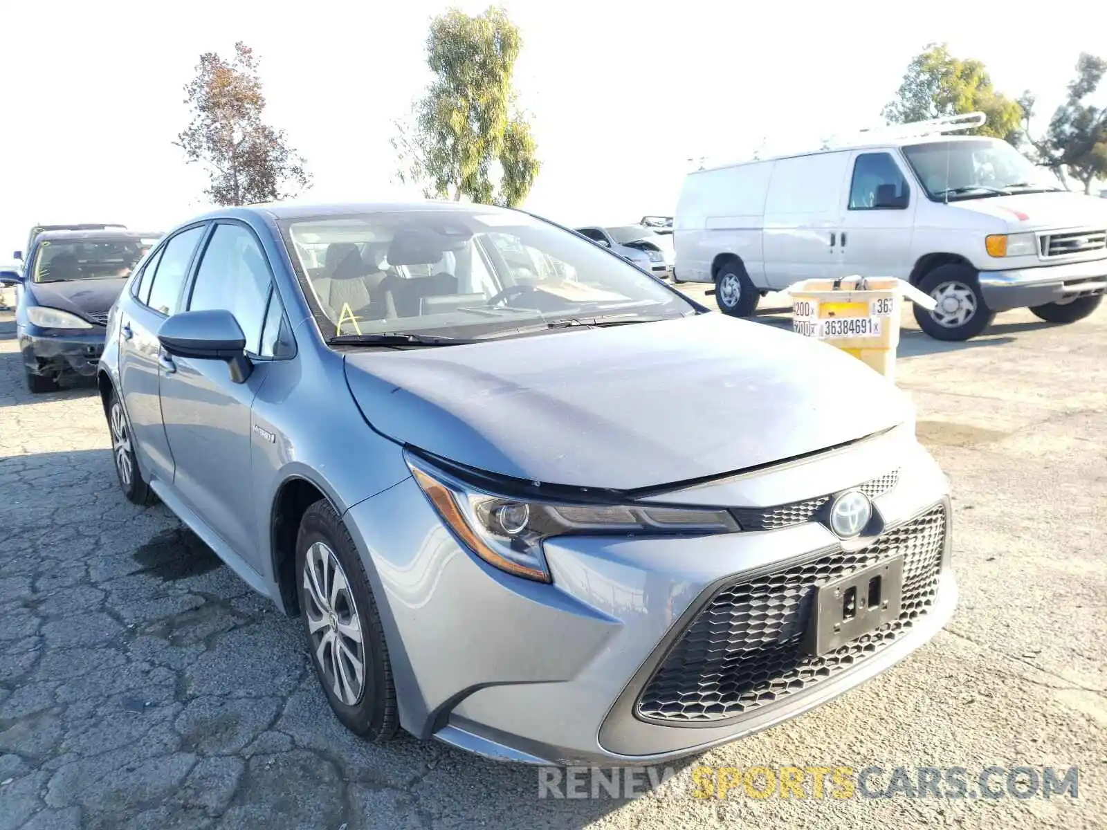 1 Photograph of a damaged car JTDEBRBE9LJ024888 TOYOTA COROLLA 2020