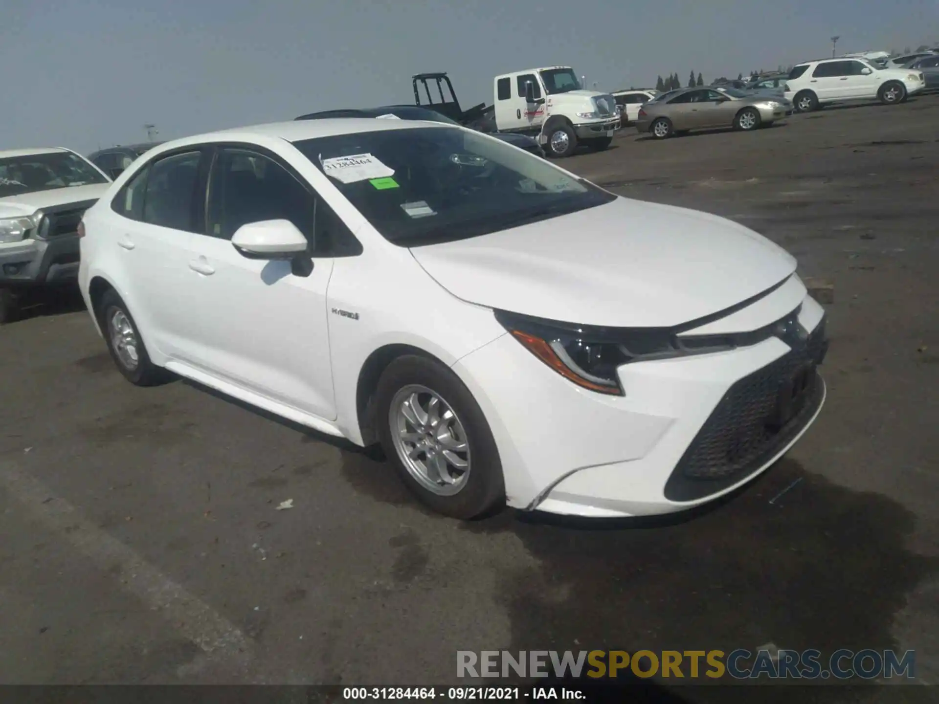 1 Photograph of a damaged car JTDEBRBE9LJ024907 TOYOTA COROLLA 2020