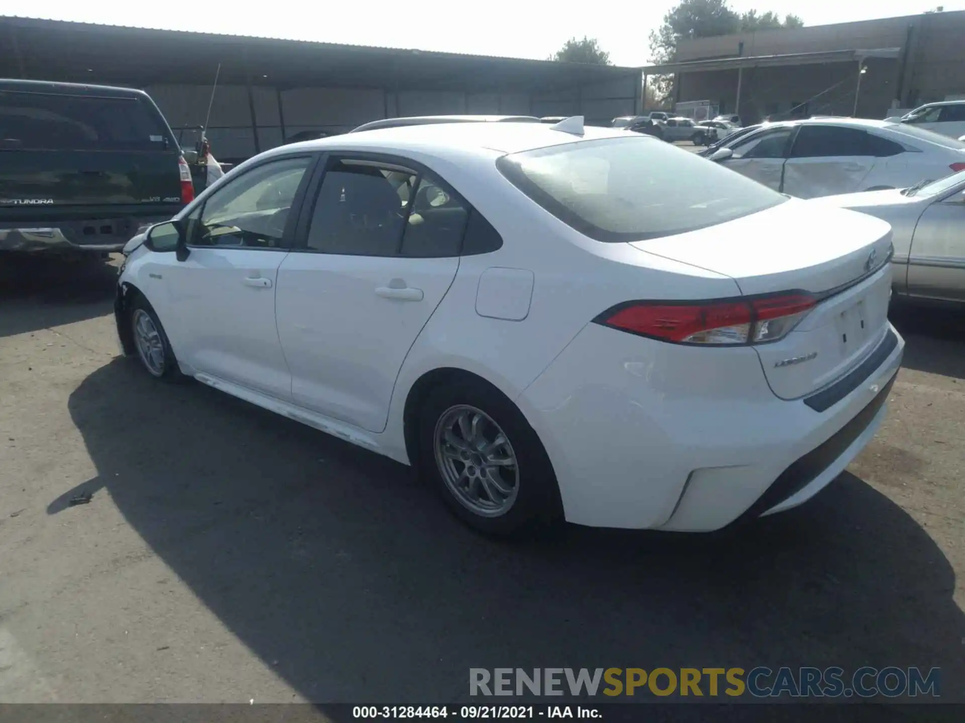 3 Photograph of a damaged car JTDEBRBE9LJ024907 TOYOTA COROLLA 2020